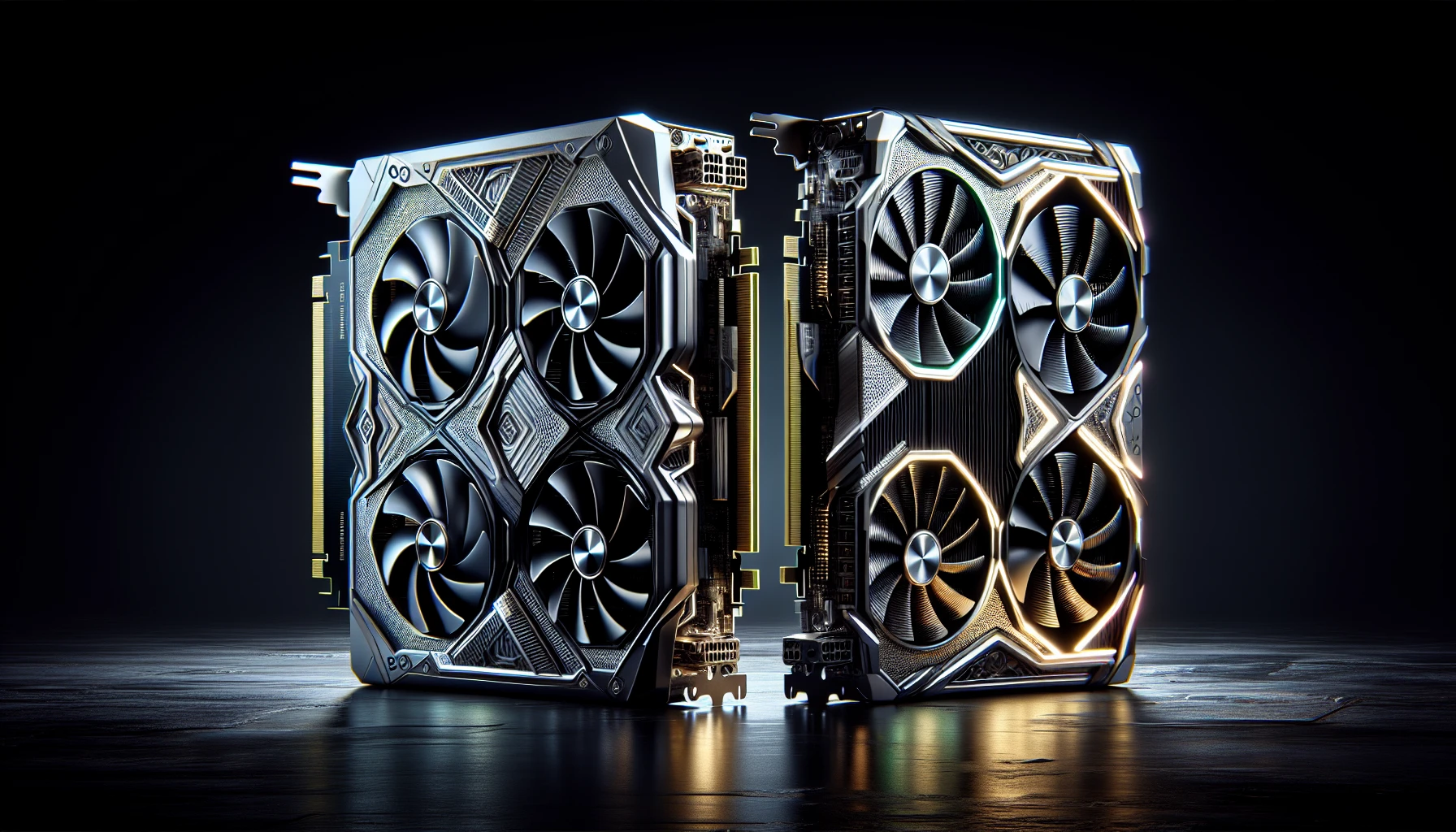 Comparison of core specs including CUDA cores, clock speeds, and memory configurations of NVIDIA RTX 3090 and RTX 4090.