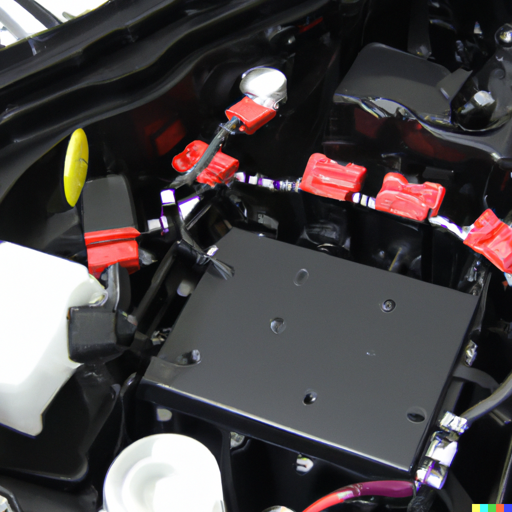 hybrid battery in the car