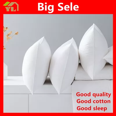 YL 1PCS/2PCS 枕头（unan） 18X28寸白色酒店优质枕头，优质棉，促进睡眠，保护脊椎