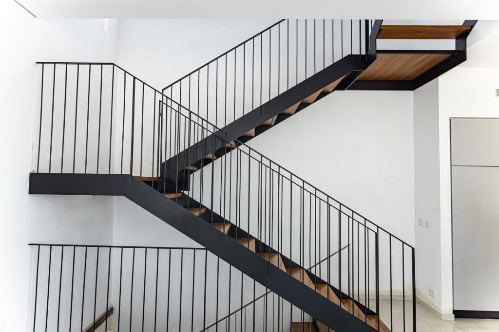 Customized metal stairs
