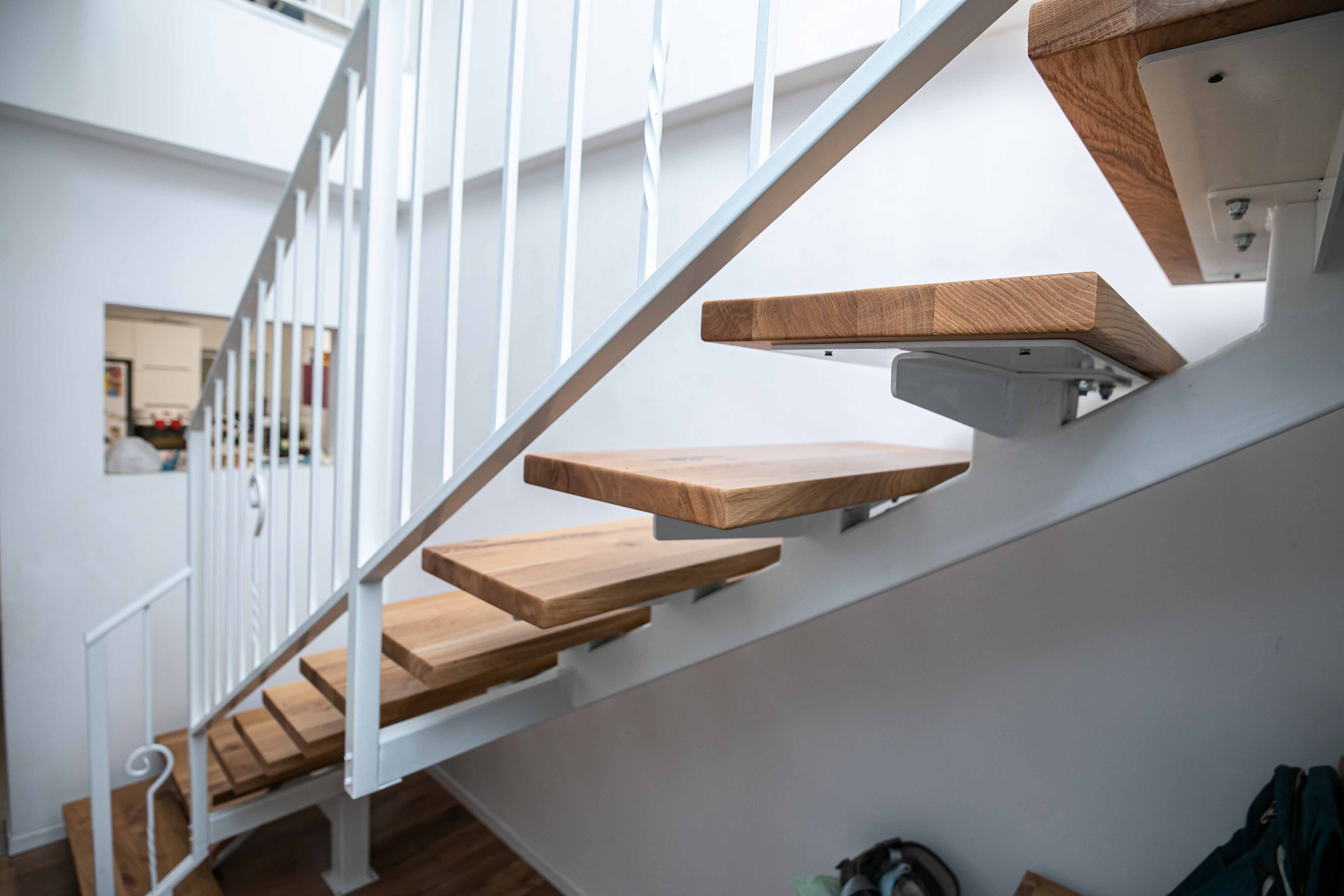 Customized metal stairs