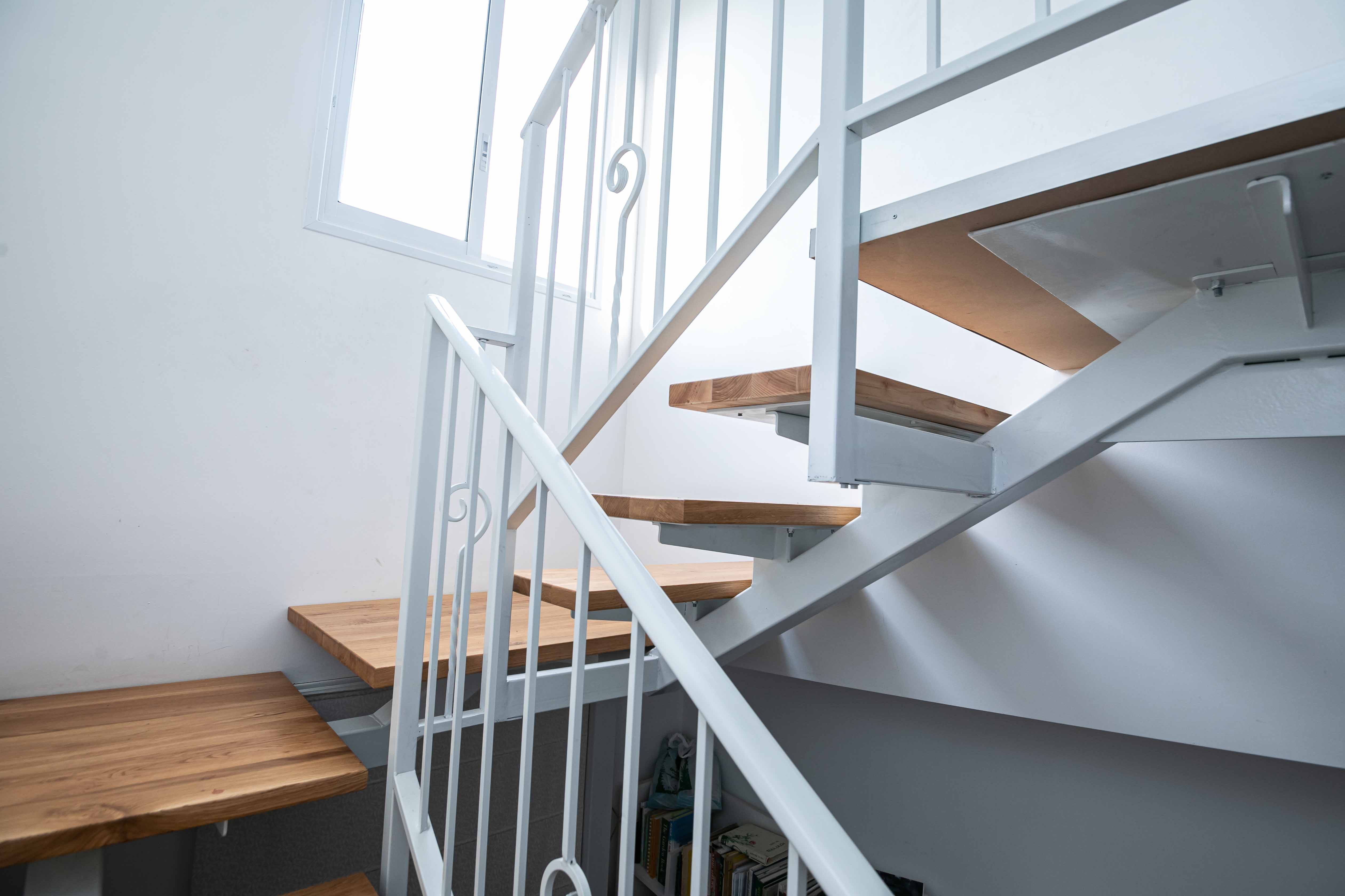 Customized metal stairs