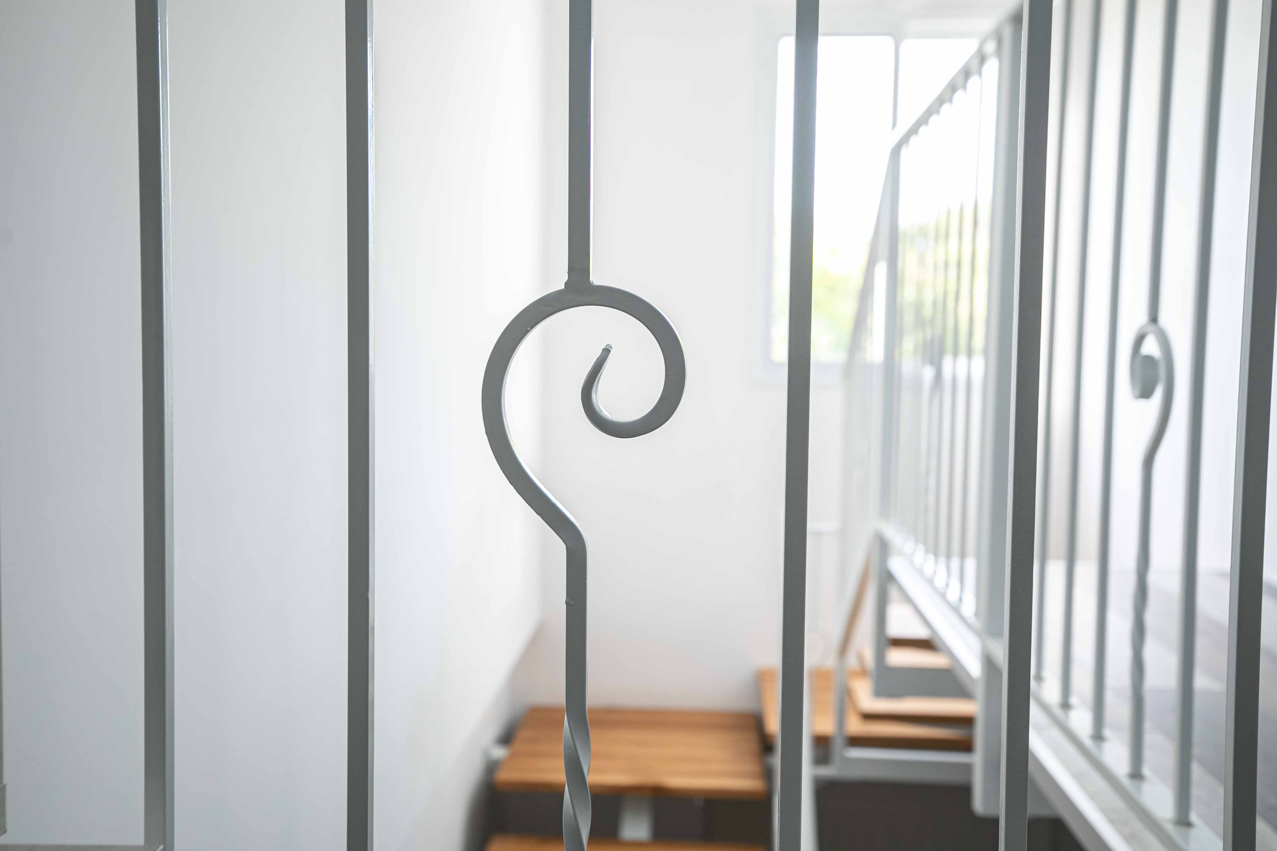 Customized metal stairs