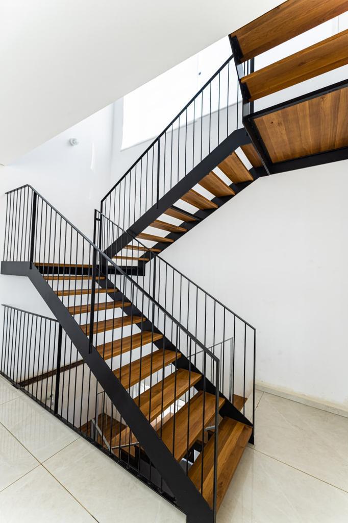 Customized metal stairs