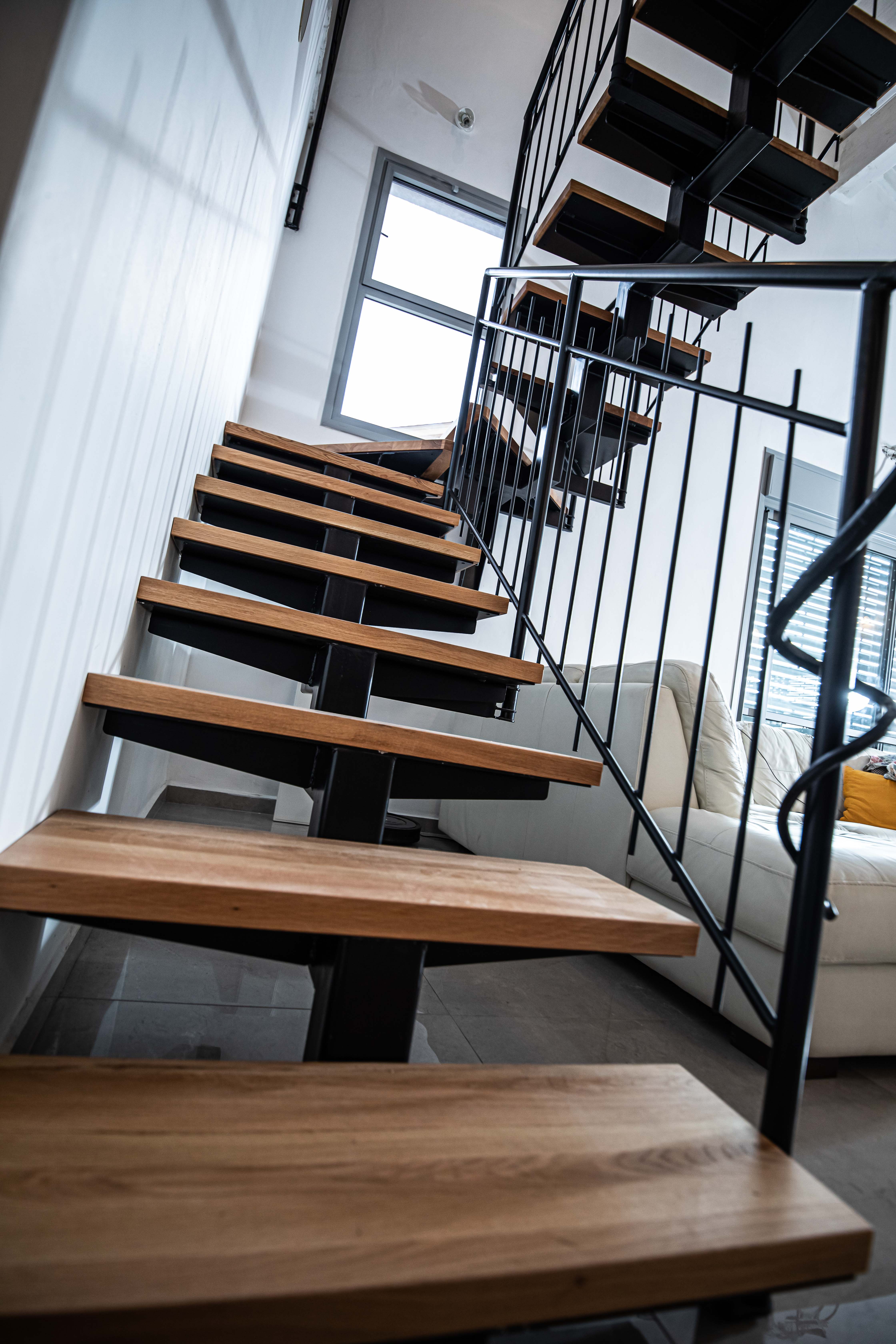 Customized metal stairs
