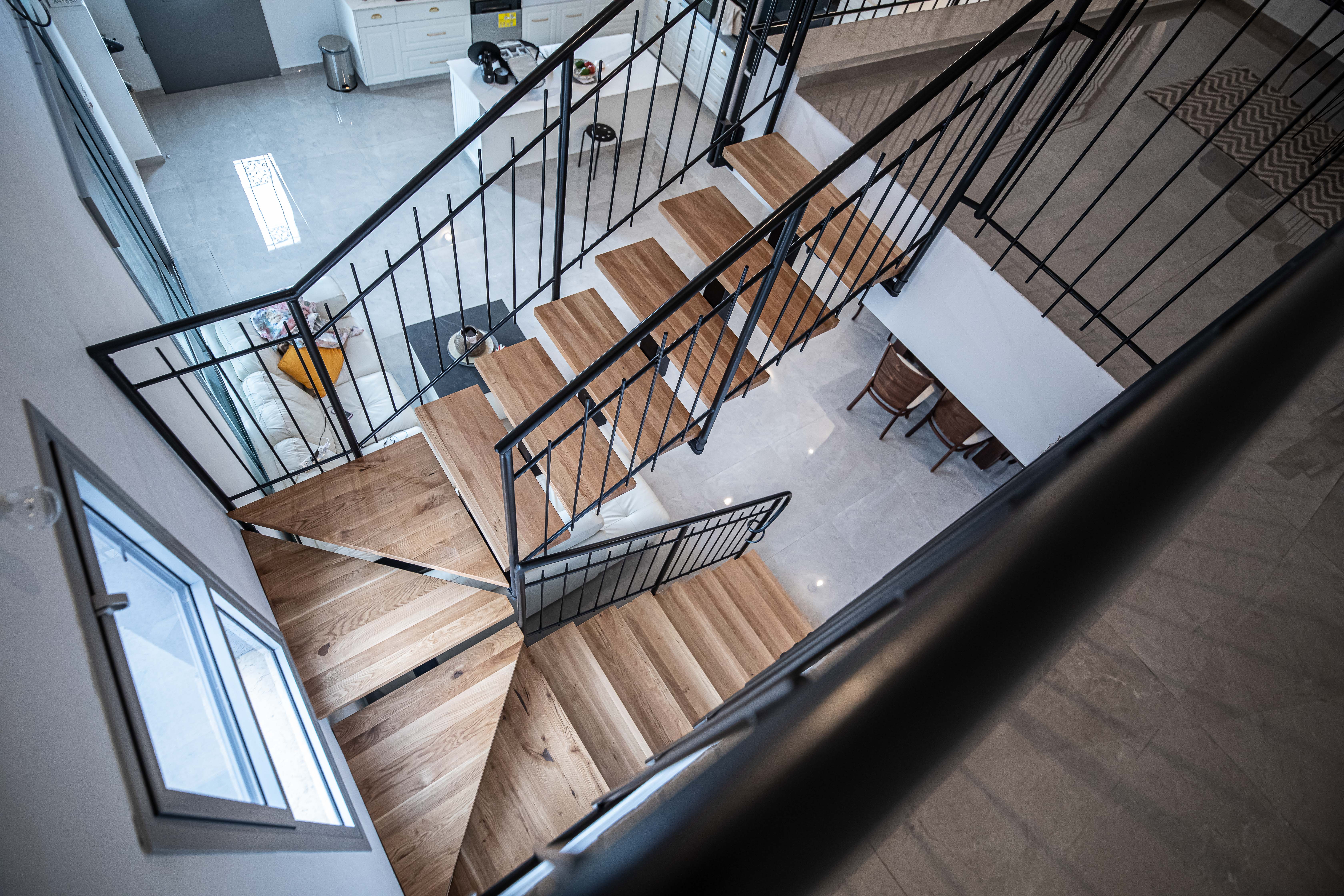 Customized metal stairs