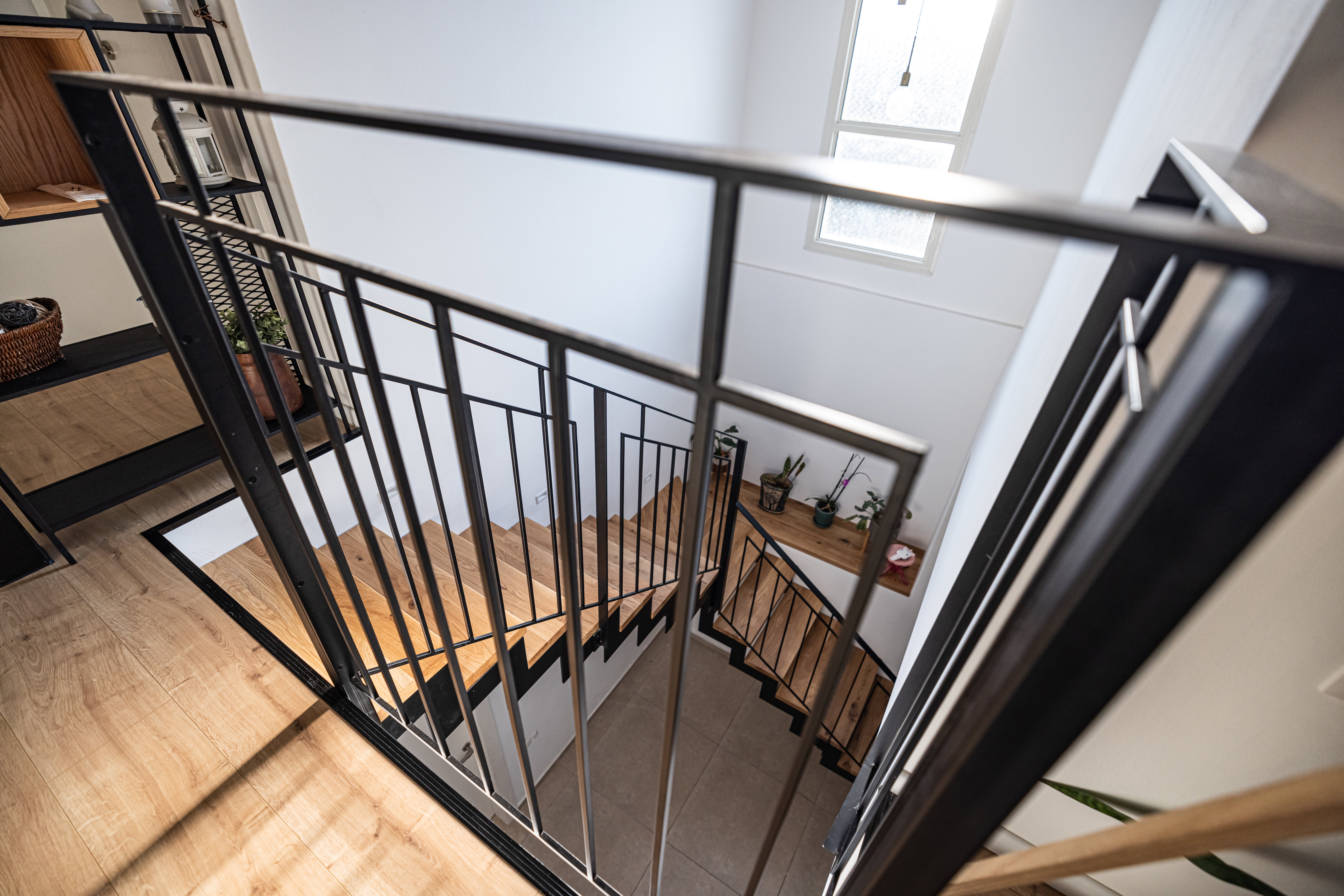 Customized metal stairs