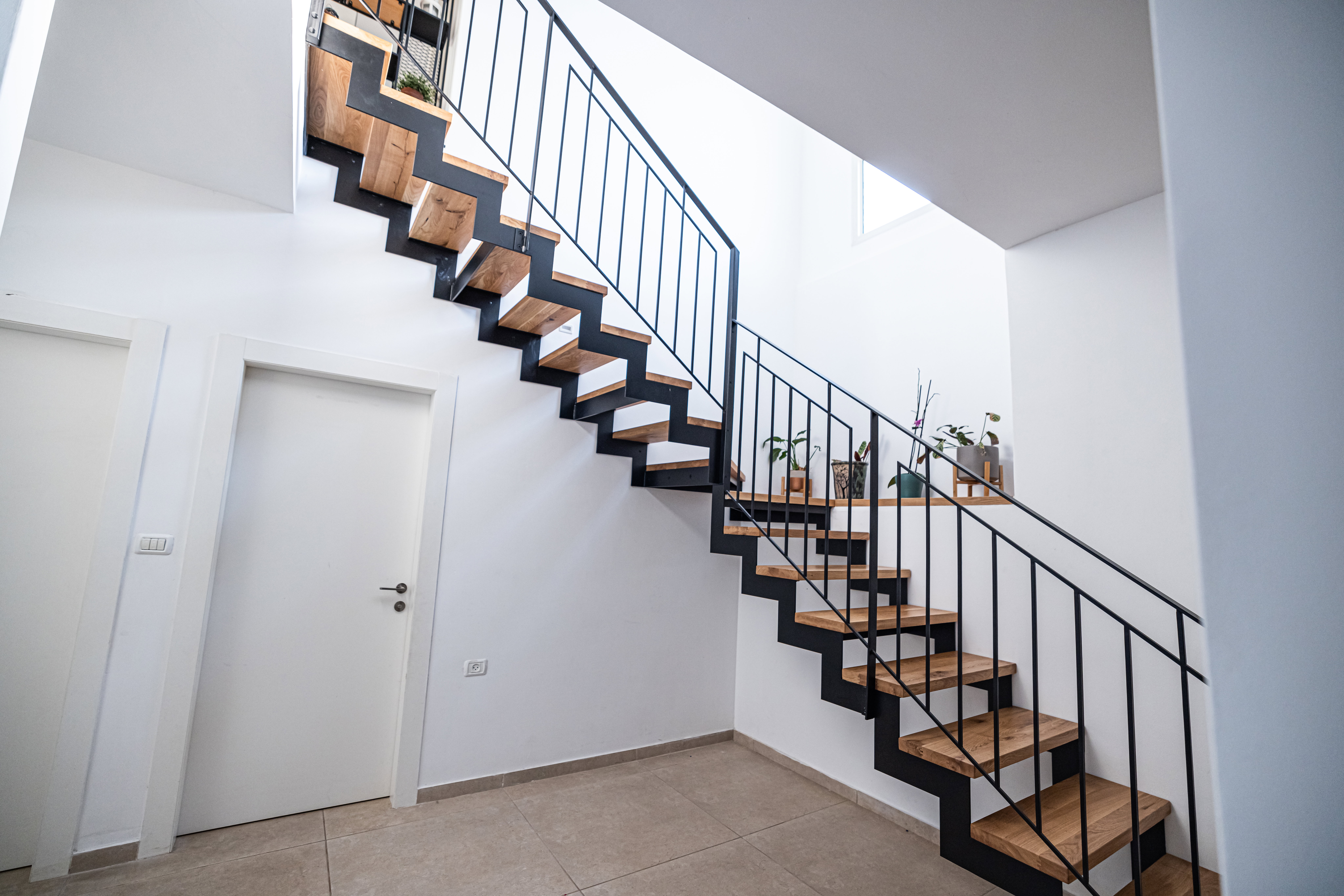 Customized metal stairs