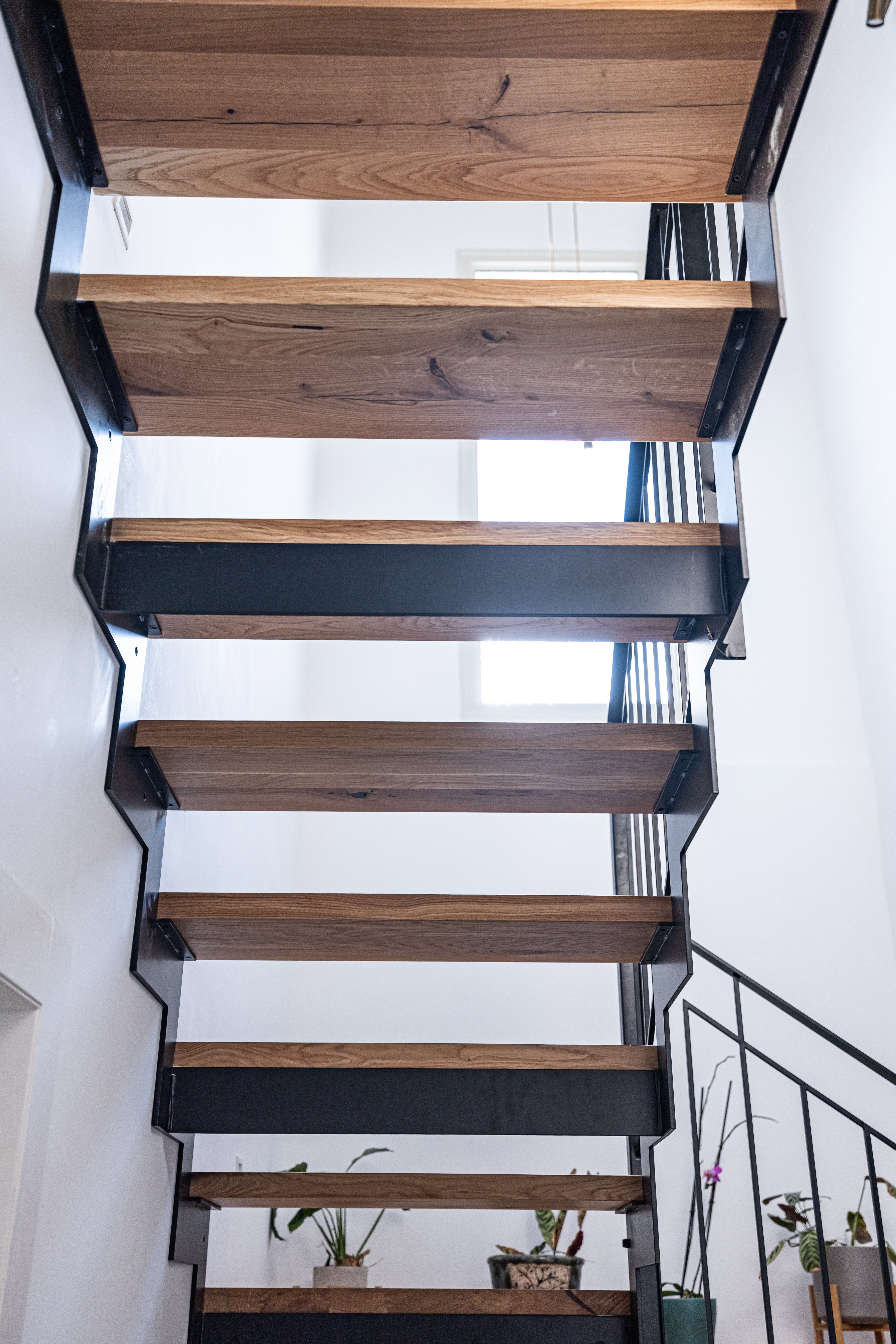 Customized metal stairs