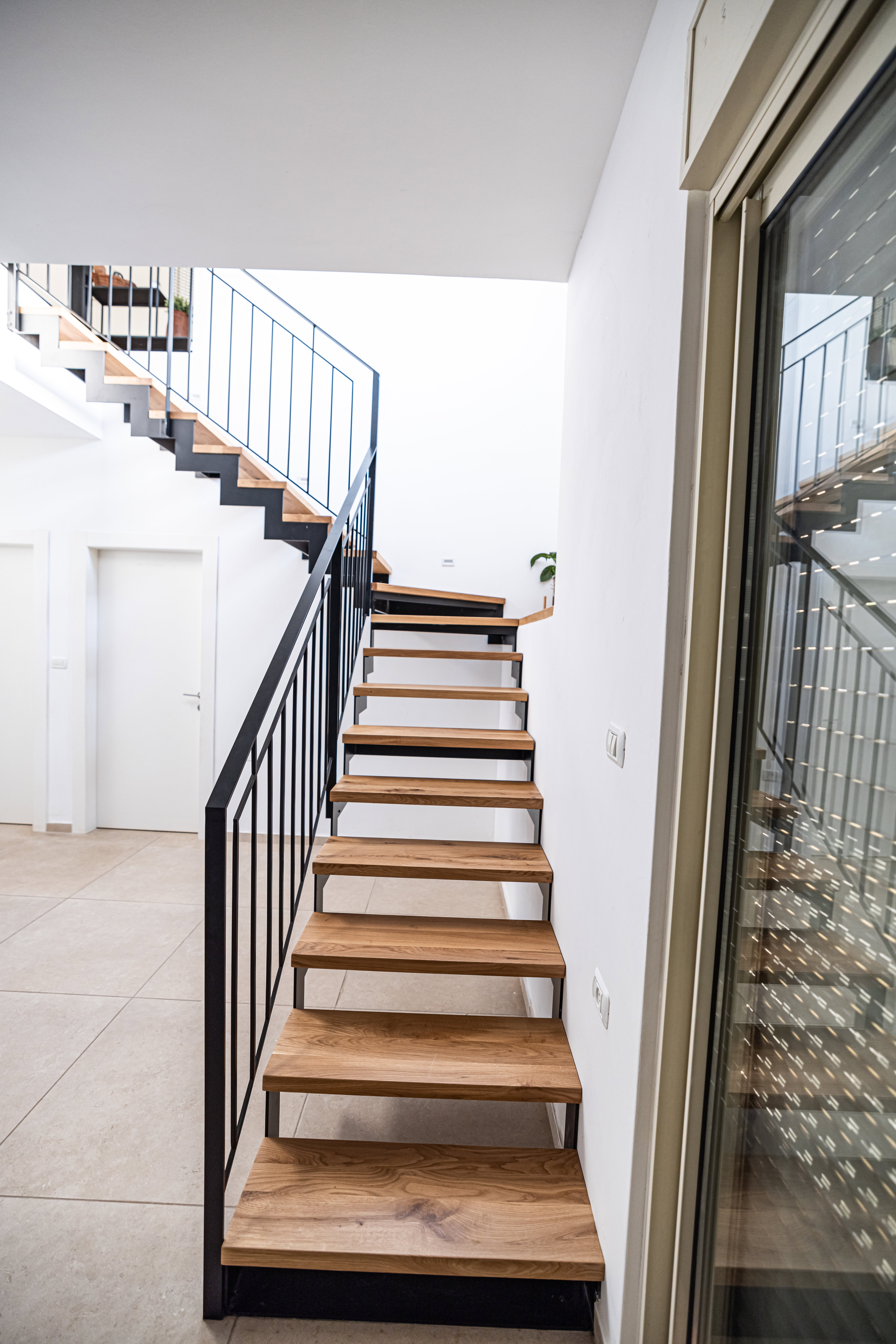 Customized metal stairs