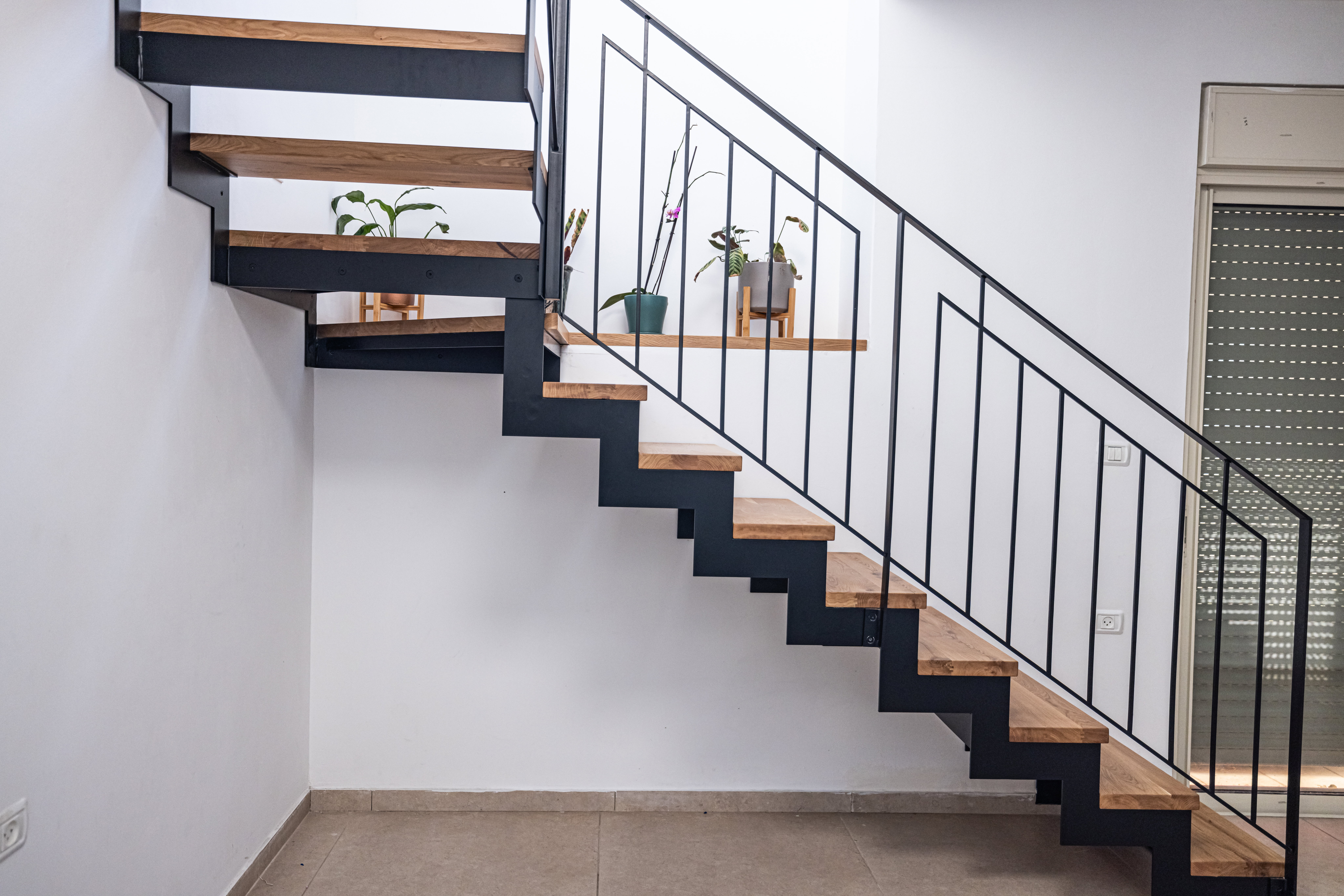 Customized metal stairs