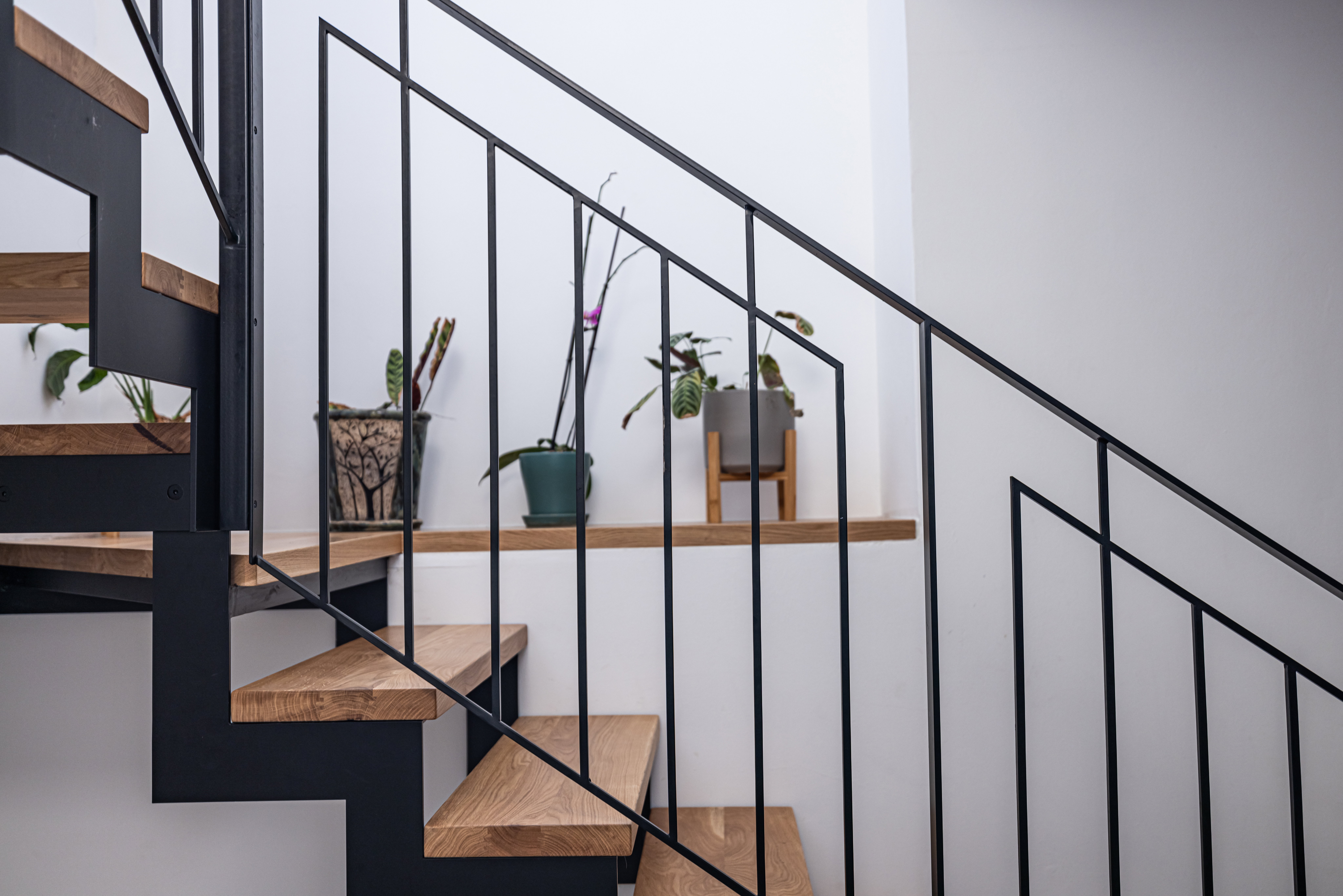 Customized metal stairs