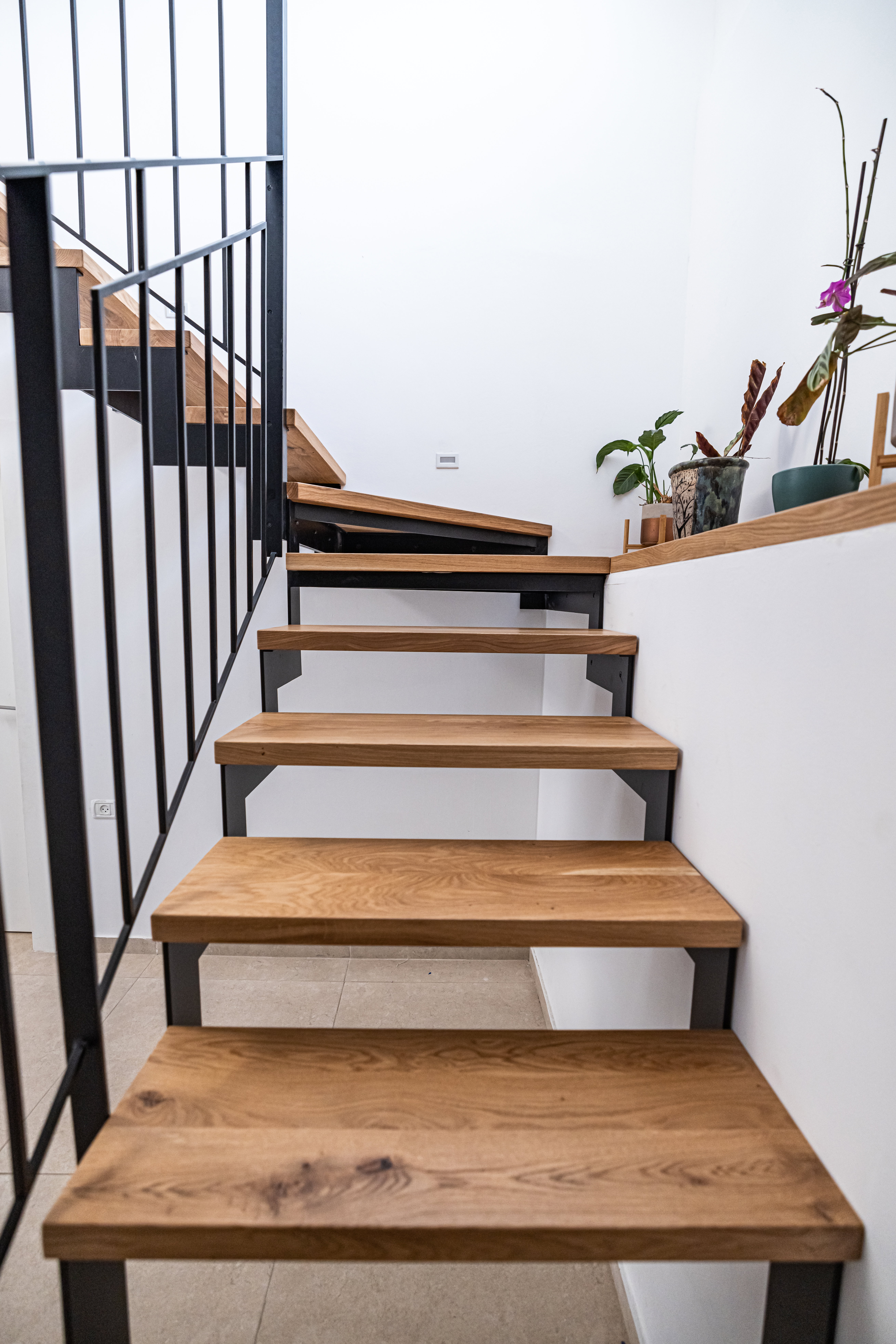 Customized metal stairs