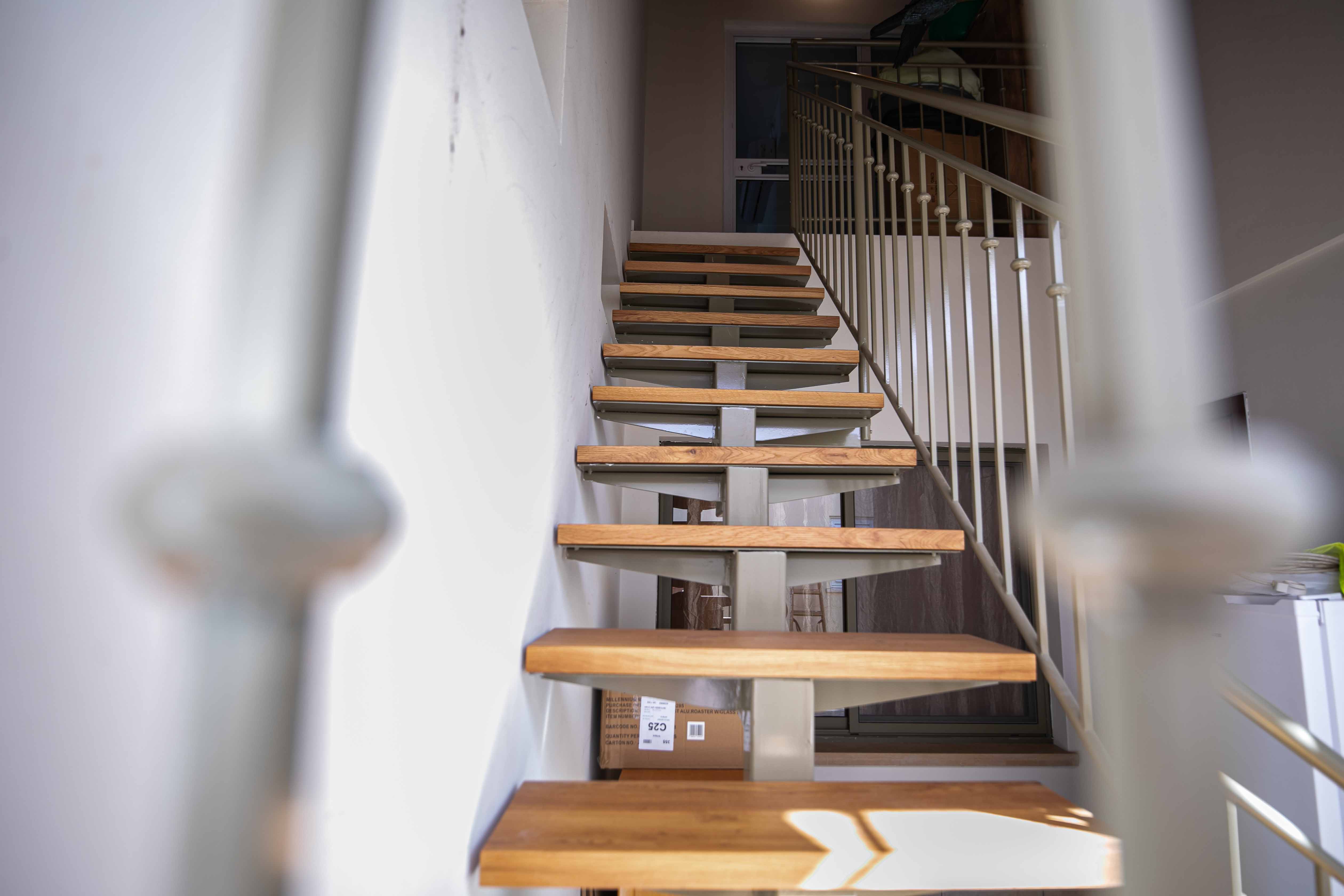 Customized metal stairs
