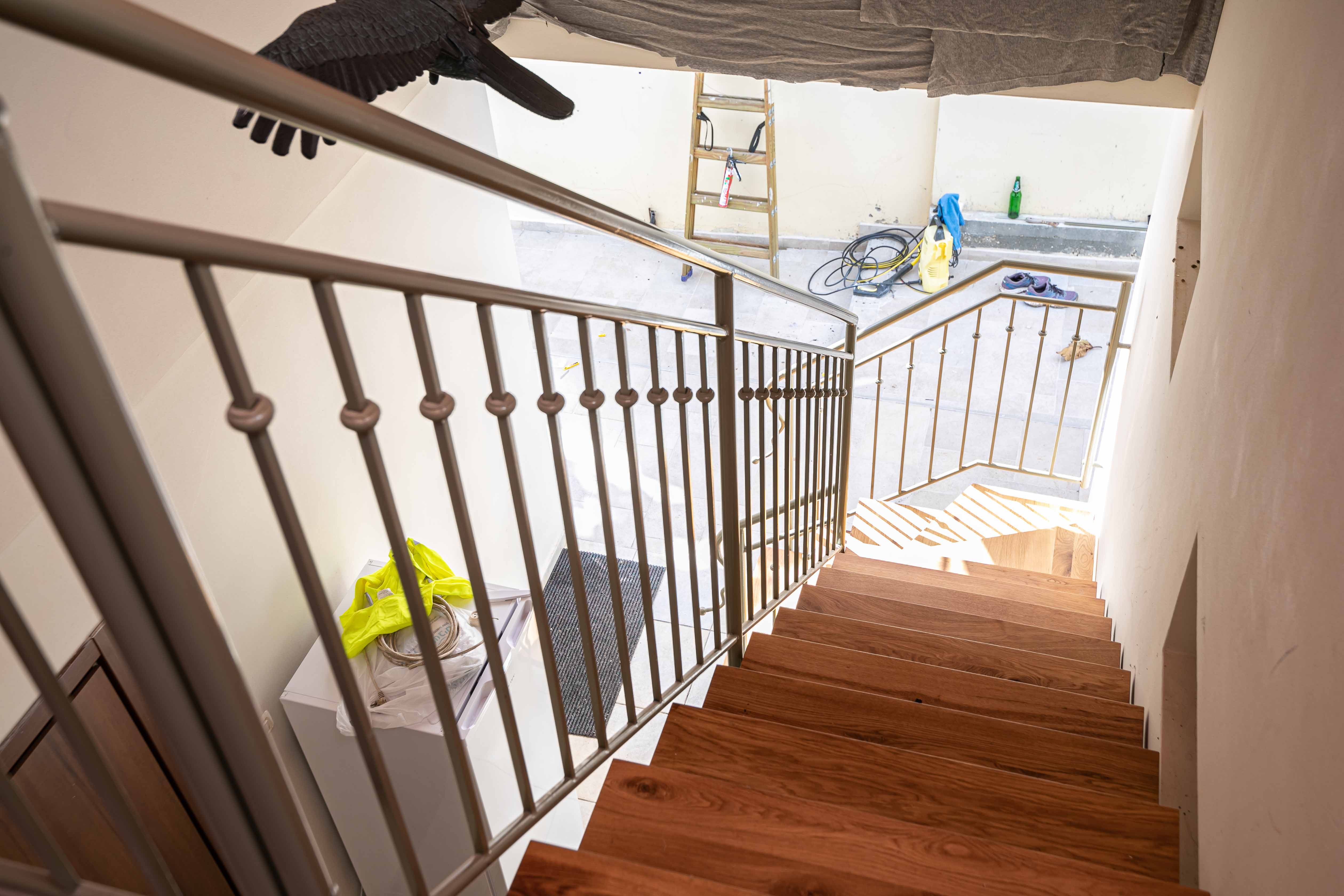 Customized metal stairs
