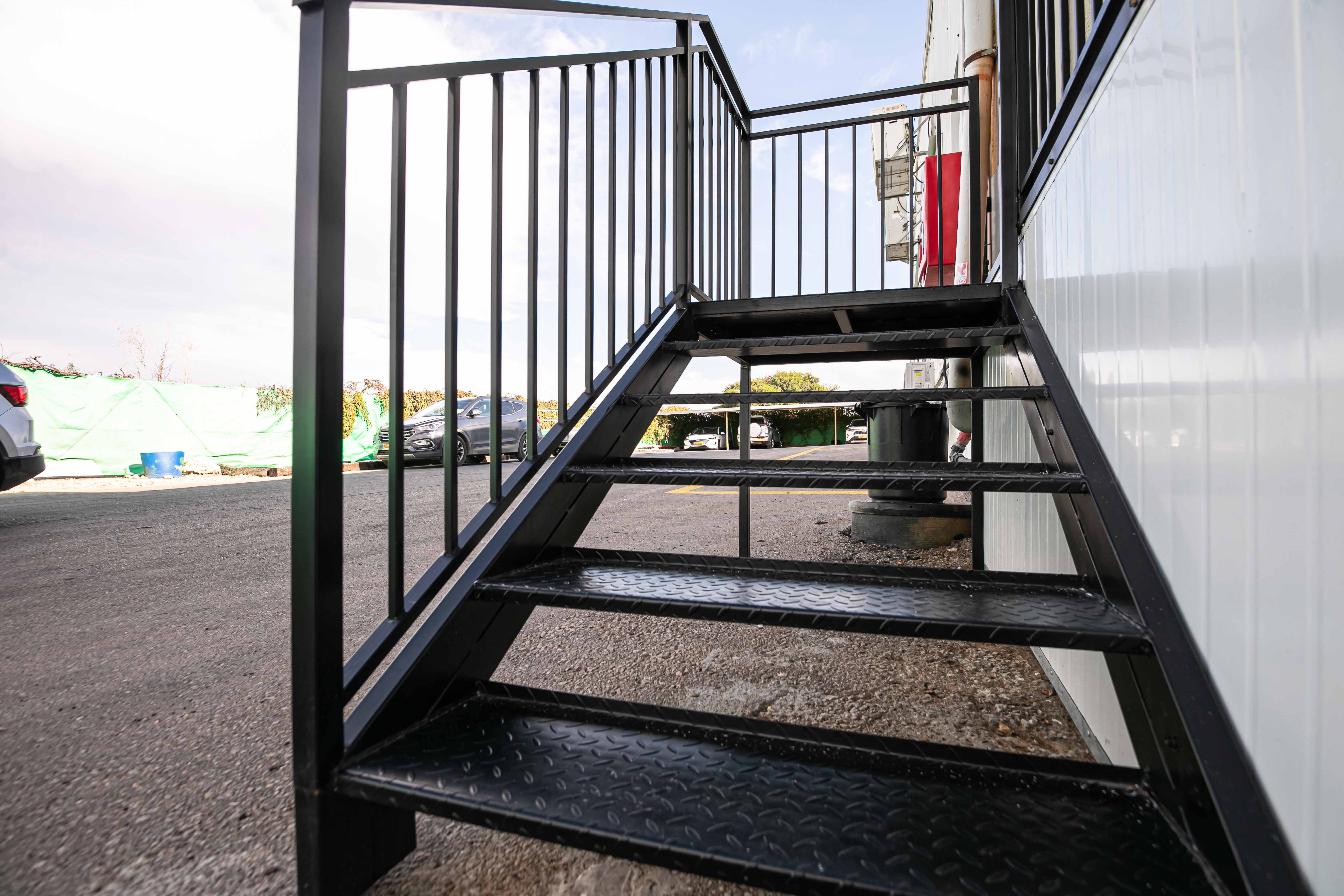 Customized metal stairs