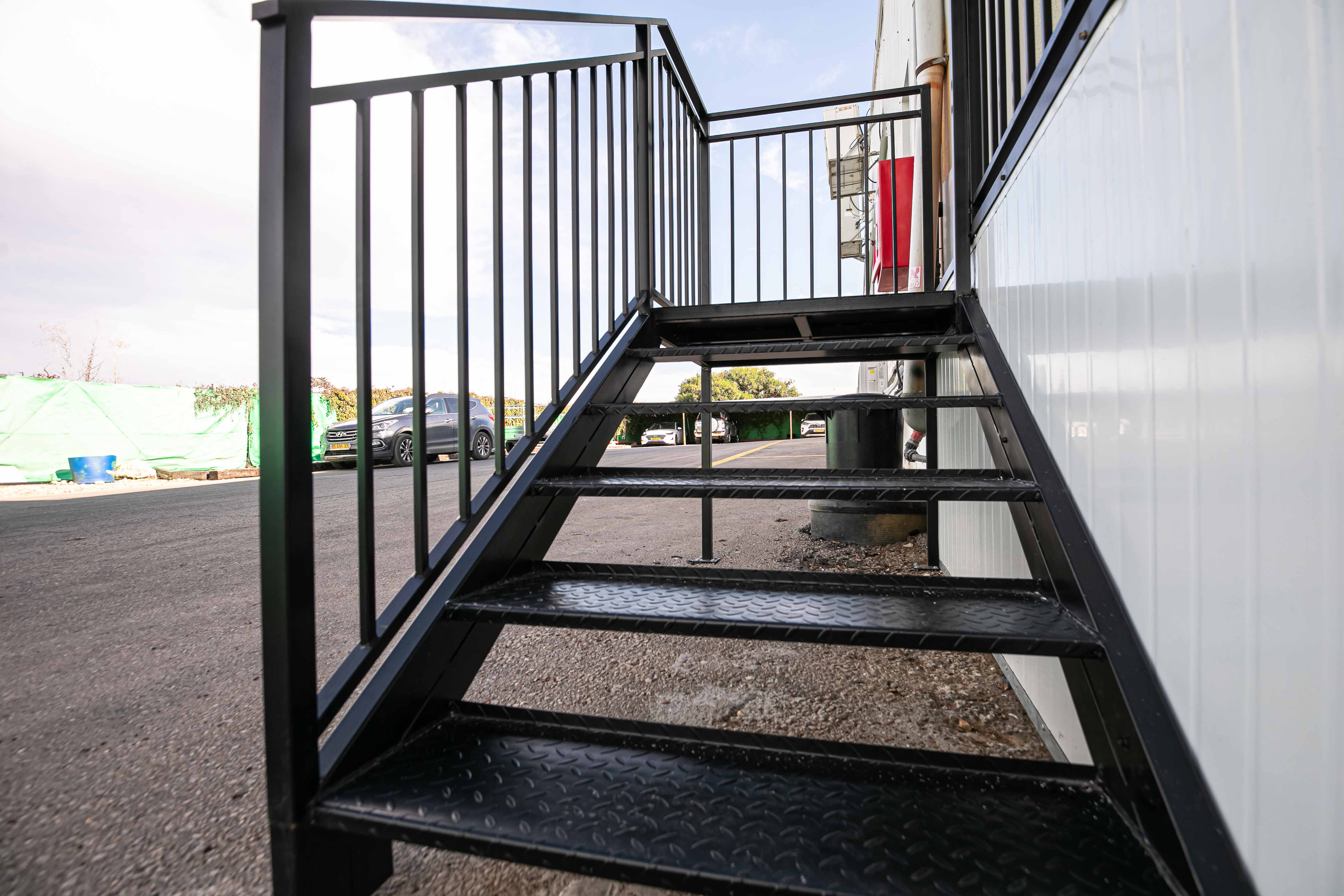 Customized metal stairs