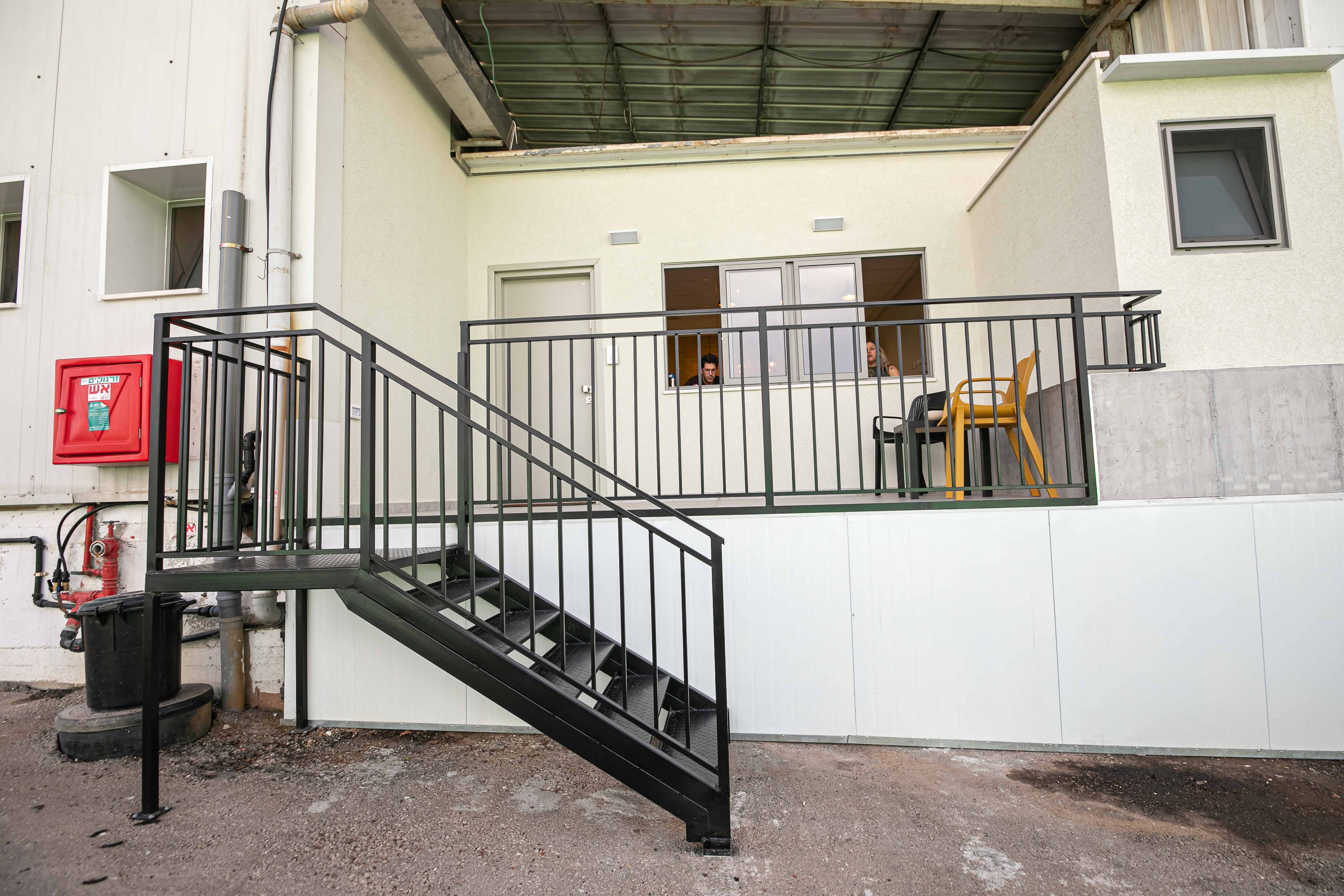 Customized metal stairs