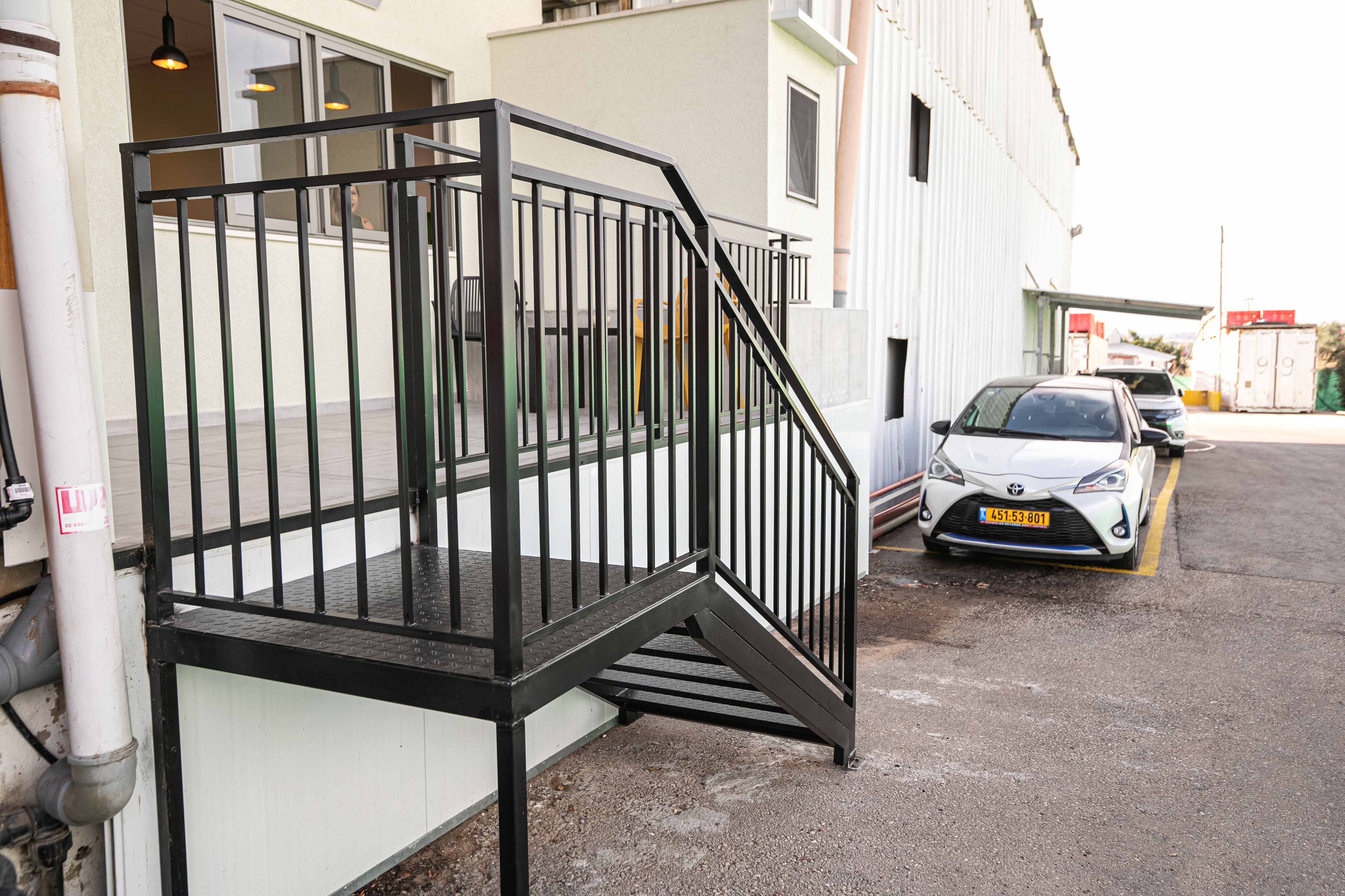 Customized metal stairs