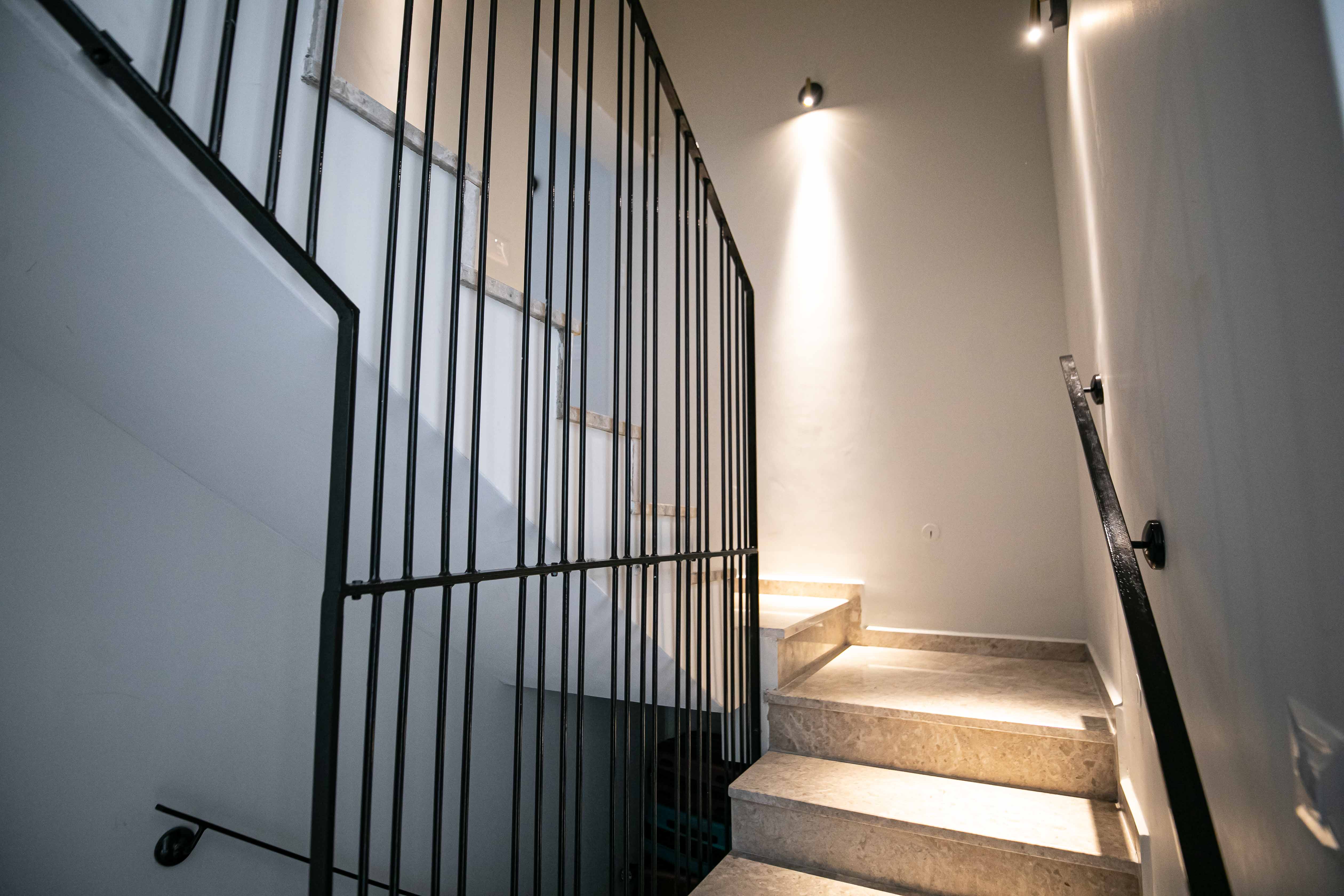 Customized metal stairs