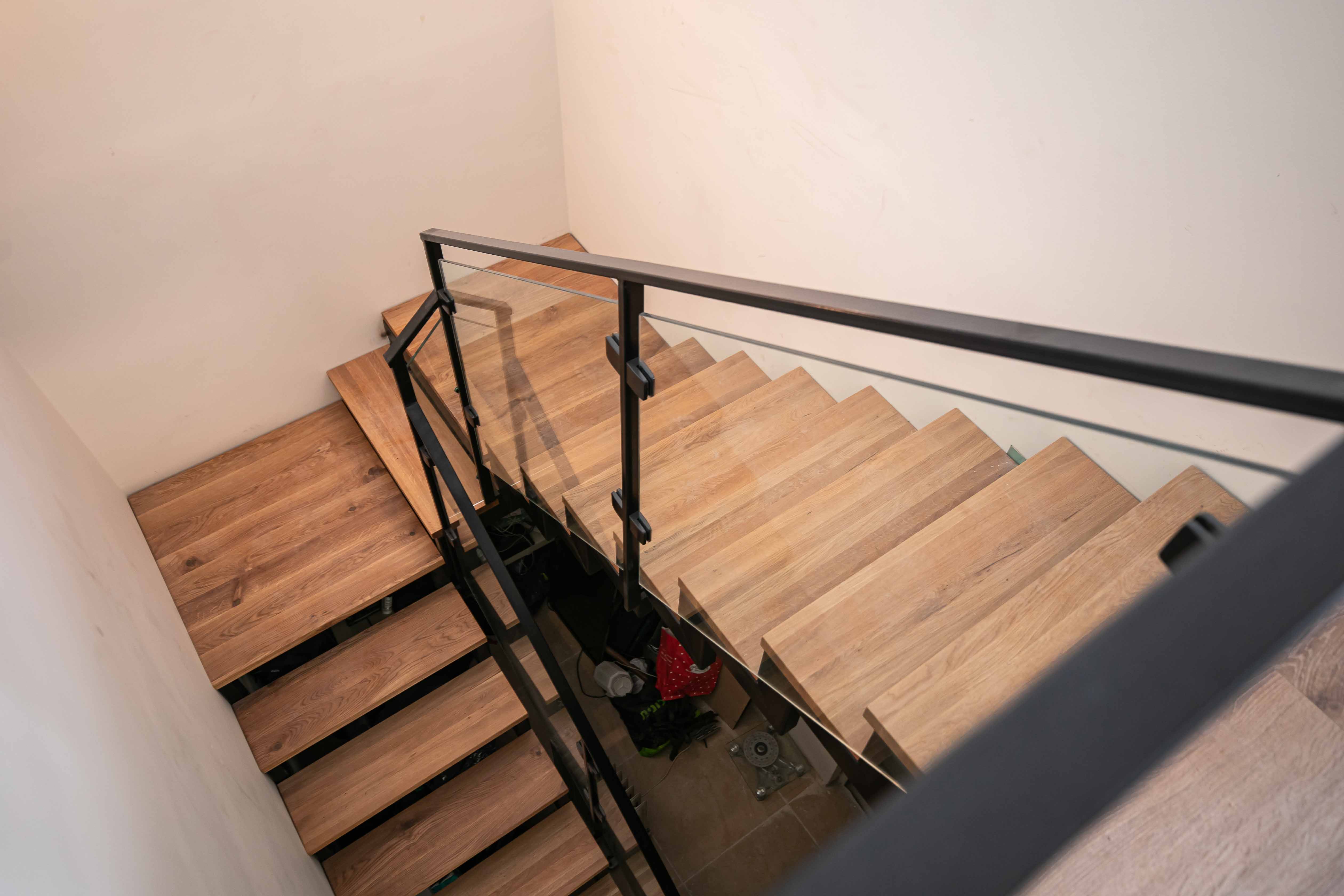 Customized metal stairs