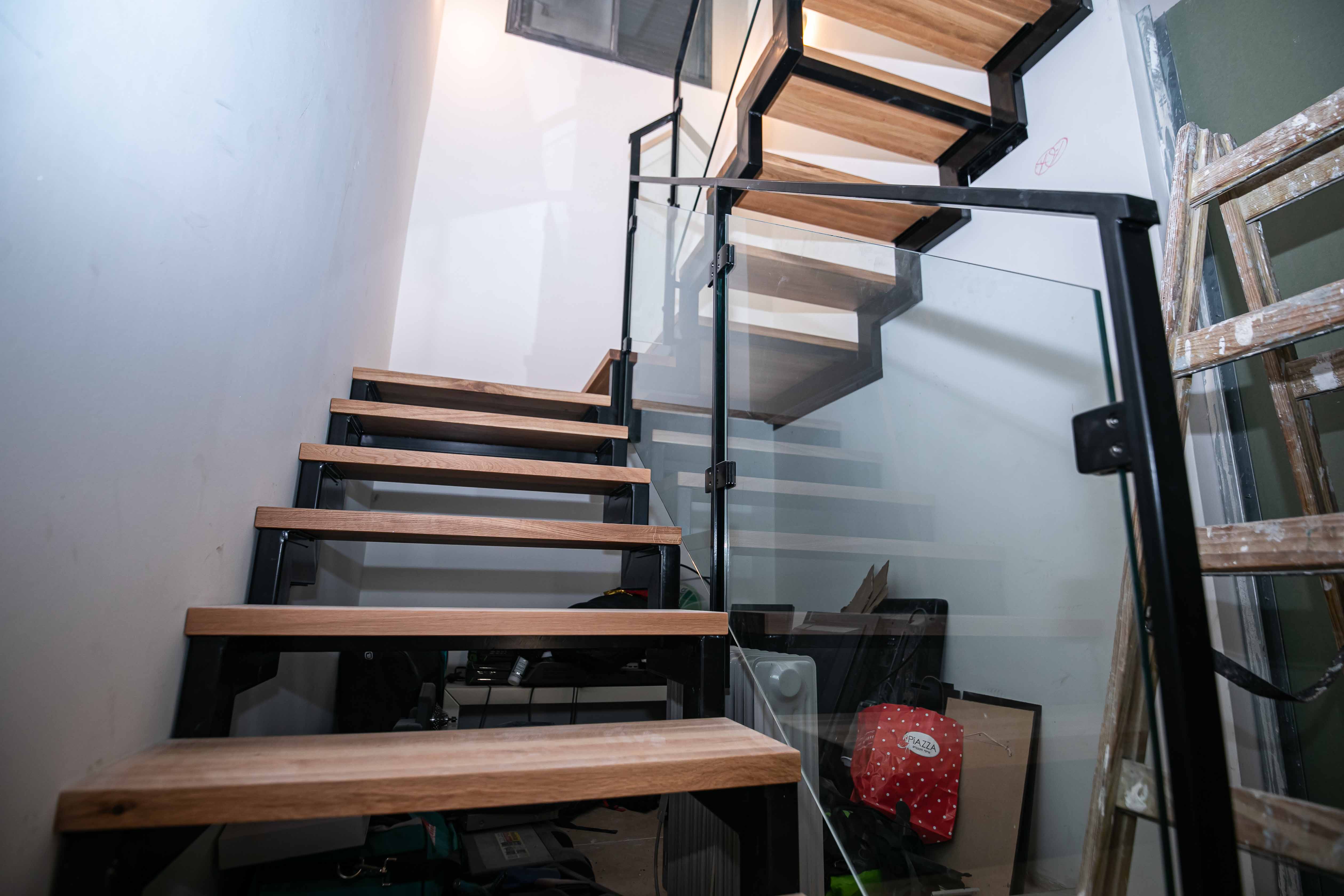 Customized metal stairs