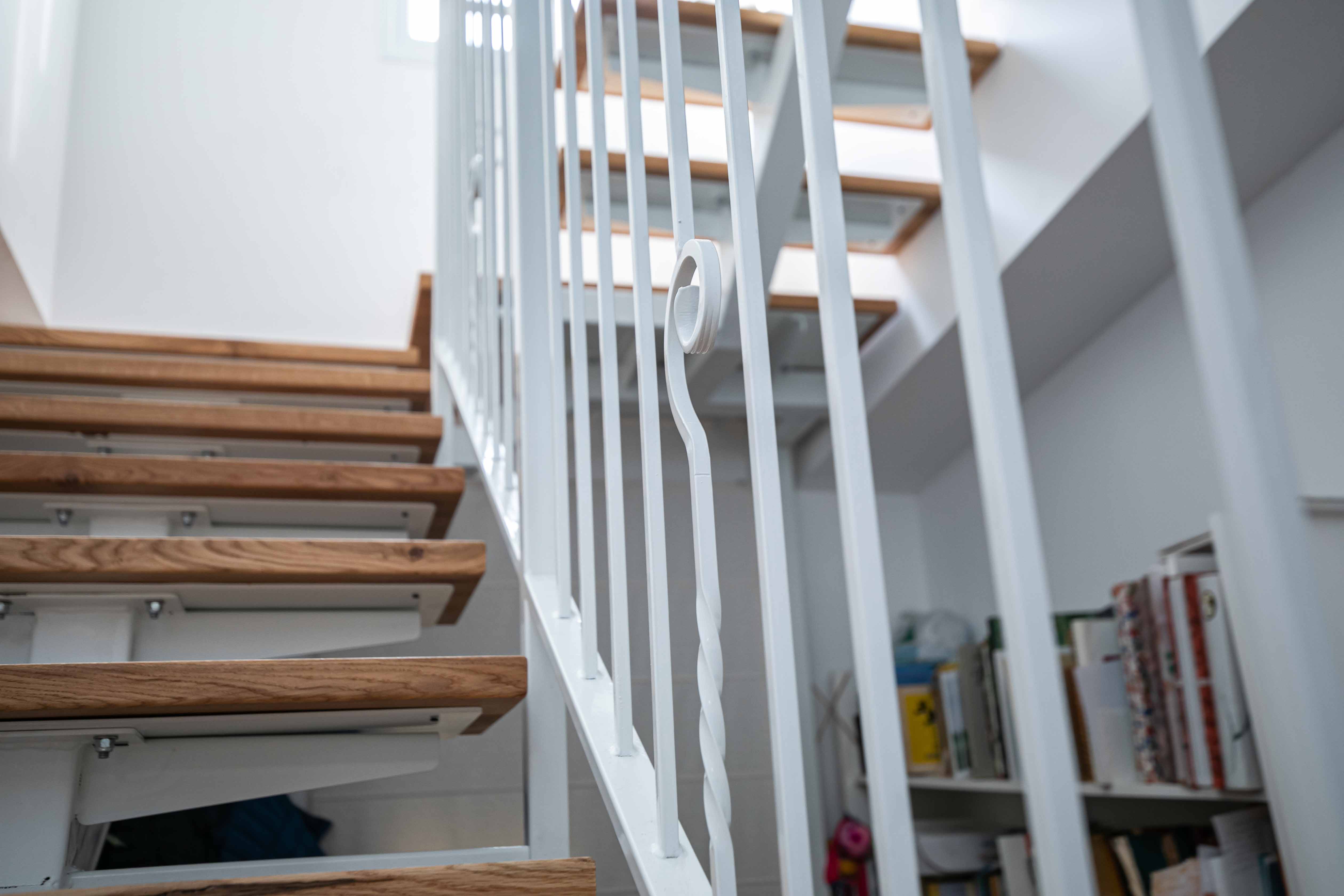 Customized metal stairs