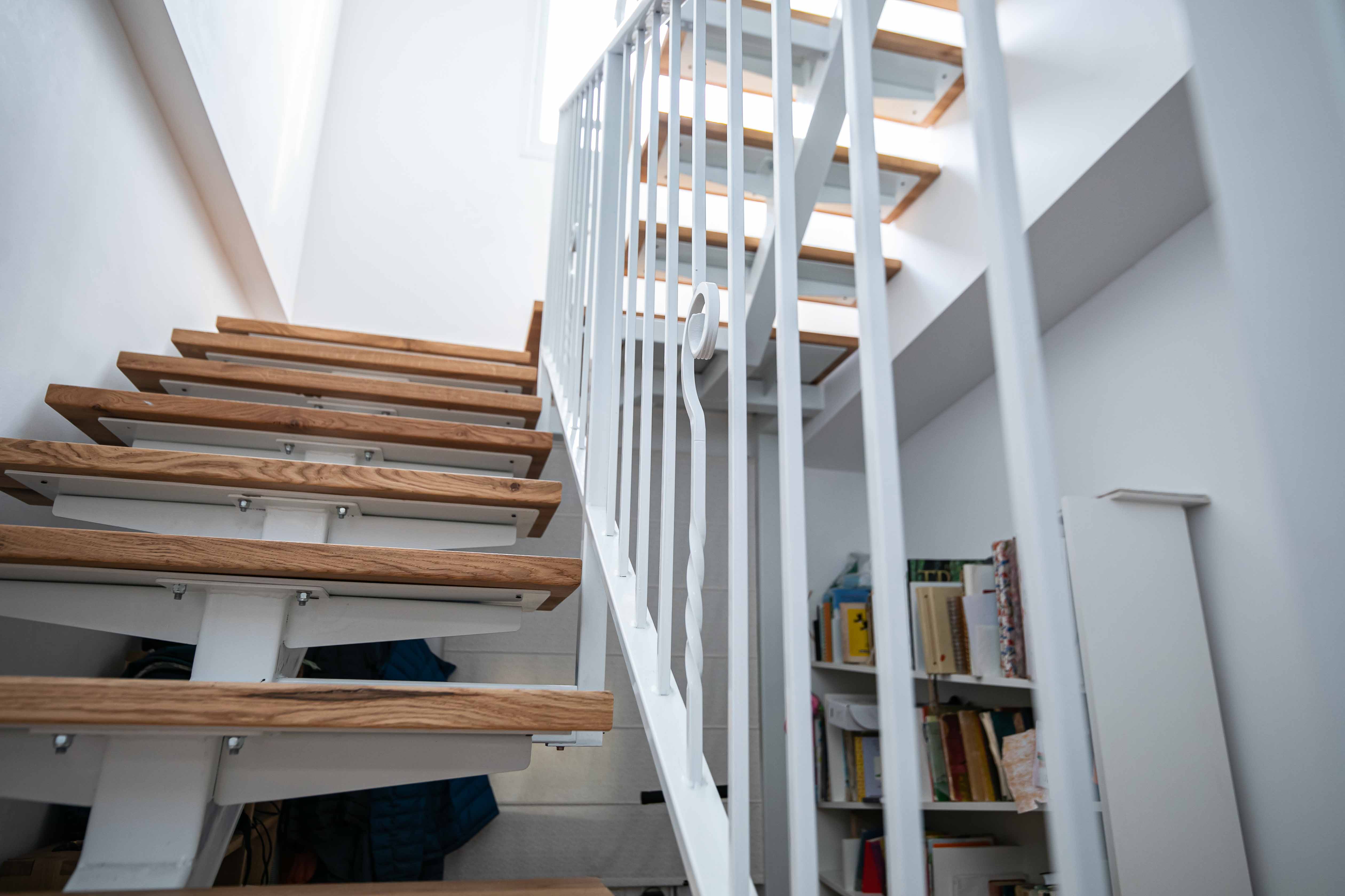 Customized metal stairs