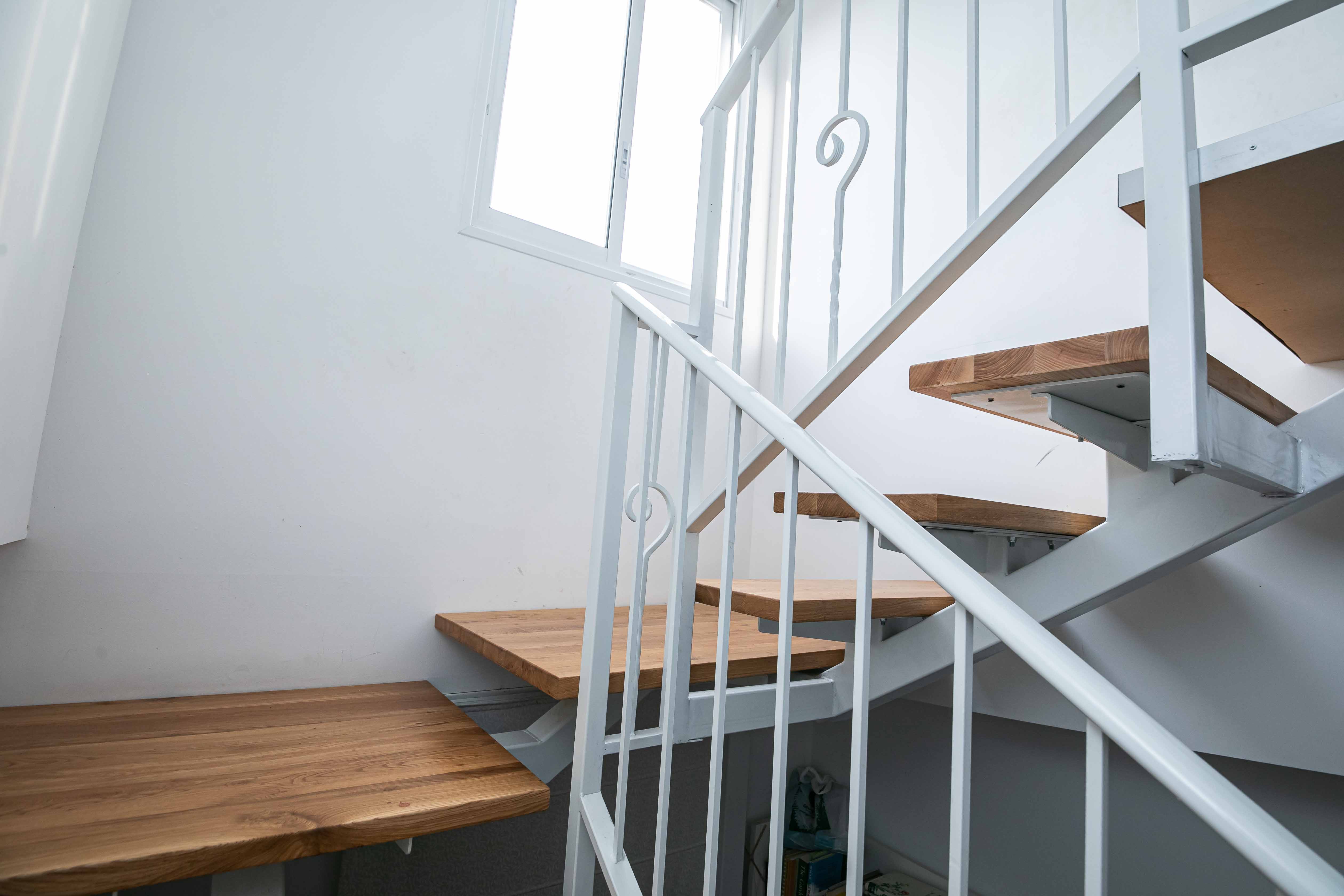 Customized metal stairs