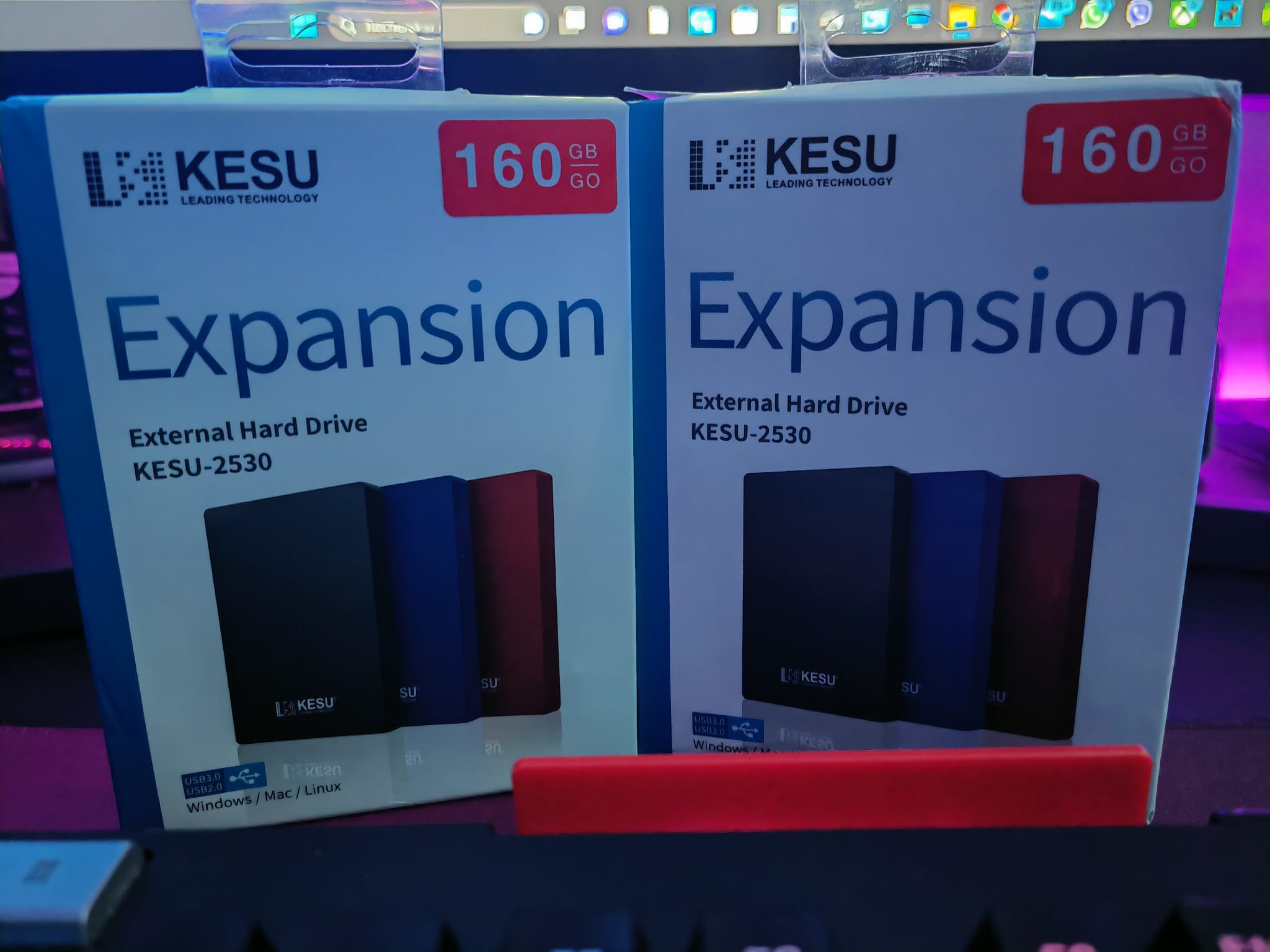 -160 GB external portable HDD hard drive, USB storage