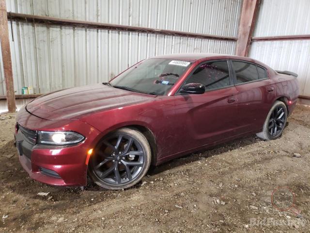 Dodge Charger Sxt 2022 Red 3.6L 6
