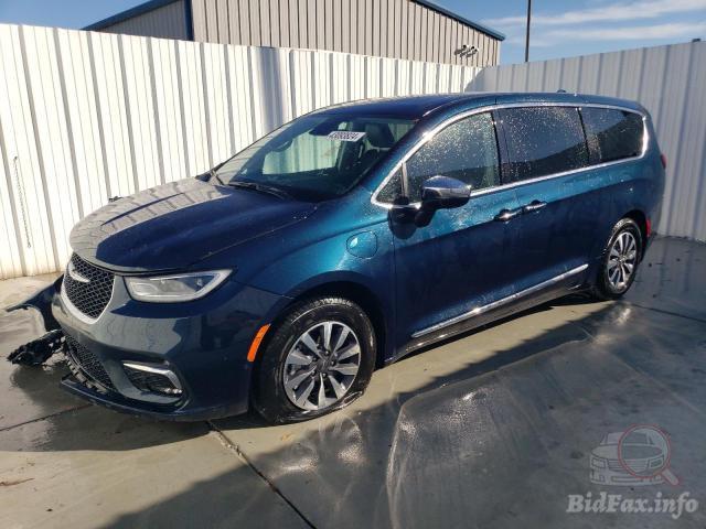 Chrysler Pacifica Hybrid Limited 2022 Blue 3.6L 6