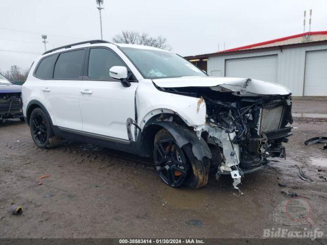 Kia Telluride Ex X-Line 2023 White 3.8L