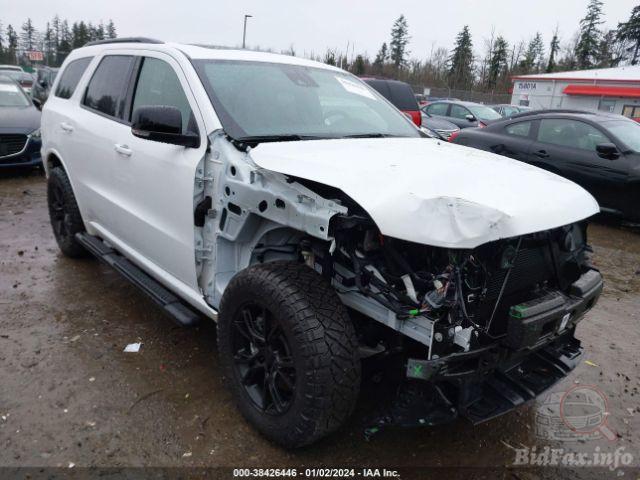 Dodge Durango GT Premium AWD 2023 White 3.6L