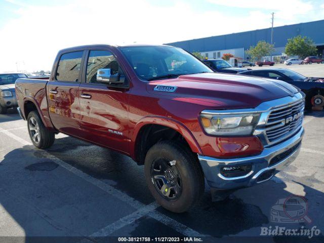 Ram 1500 Laramie 4X4 5'7 Box 2022 Red 5.7L