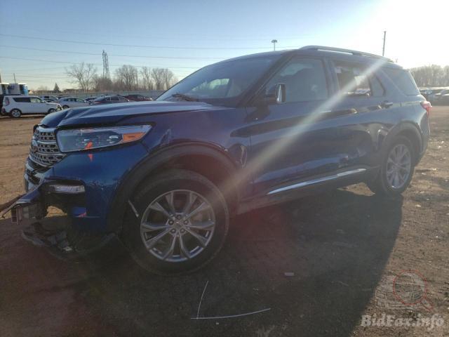 Ford Explorer Limited 2022 Blue 2.3L 4