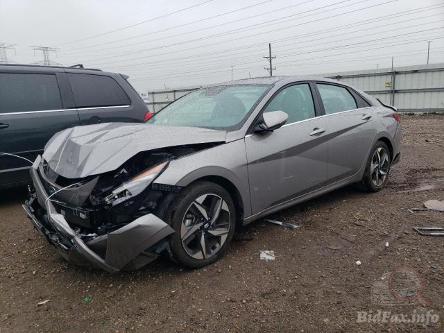 Hyundai Elantra Limited 2022 Gray 2.0L 4