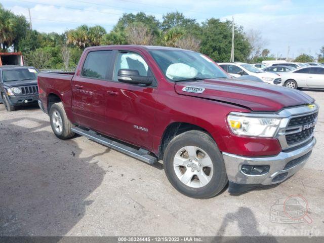 Ram 1500 Big Horn 4X2 5'7 Box 2022 Red 3.6L