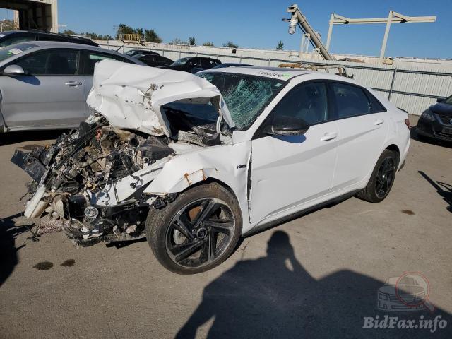 Hyundai Elantra N Line 2023 White 1.6L 4