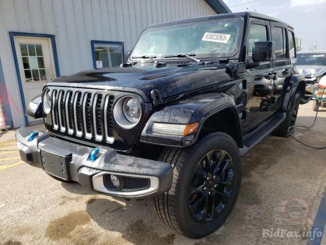Jeep Wrangler Sahara 4Xe 2023 Black 2.0L 4
