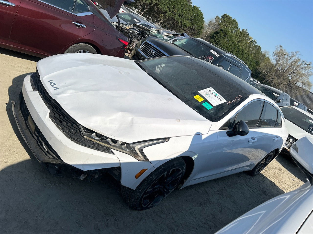 Kia K5 GT-Line 2022 White 1.6L