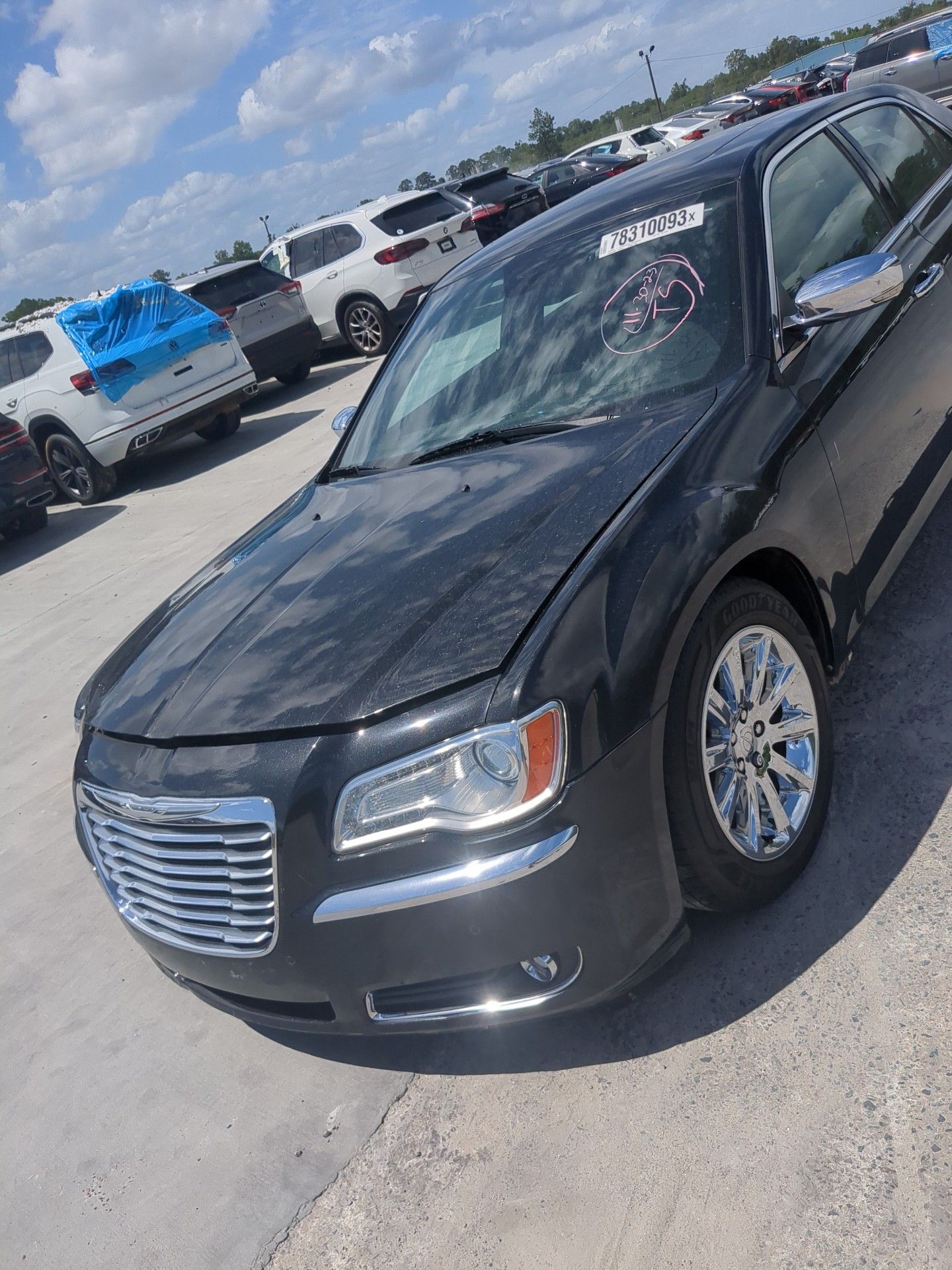 Chrysler 300C 2014 Black 3.6L 6