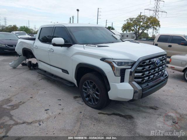 Toyota Tundra Hybrid Platinum 2023 White 3.4L