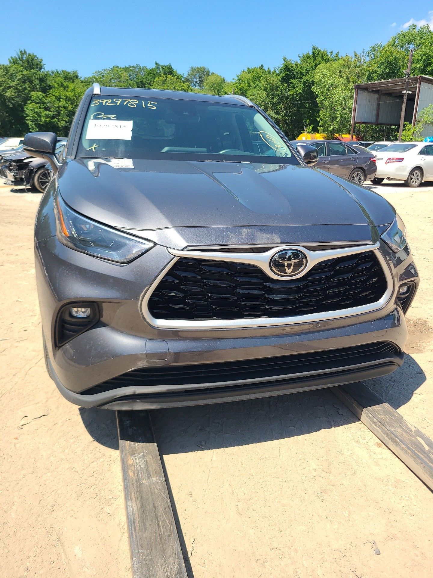 Toyota Highlander Xle 2022 Gray 3.5L