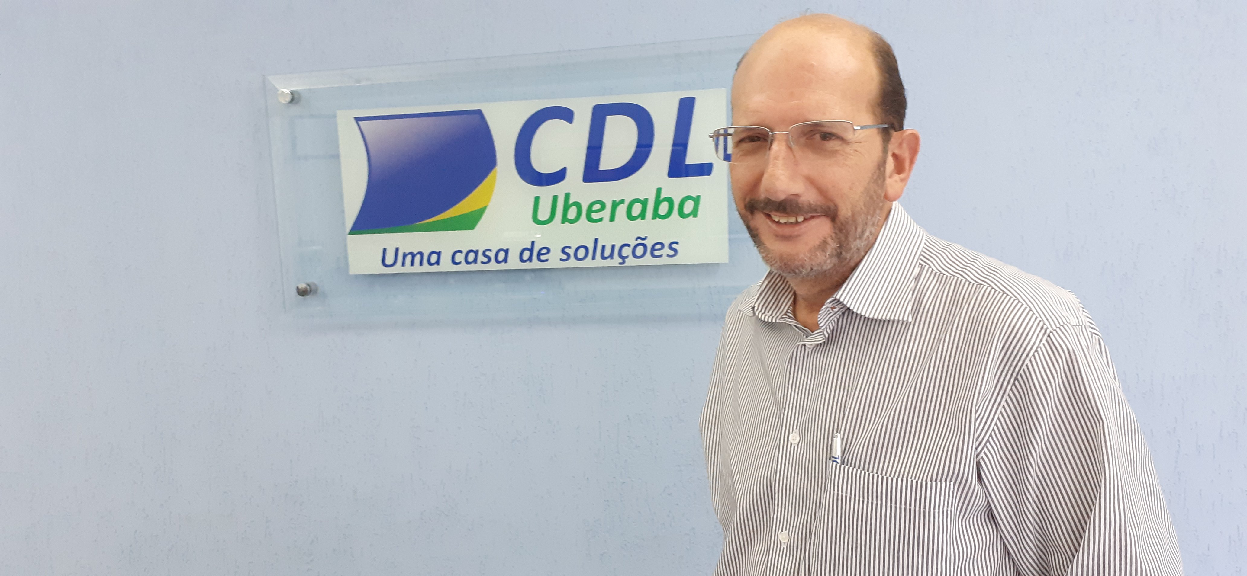 Angelo Crema - ex-presidente da CDL Uberaba.  Foto Luiz Adolfo