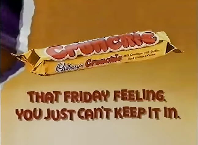 Crunchie That Friday Feeling Advert