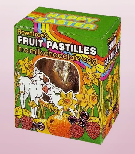 Rowntree's Fruit Pastilles Milk Chocolate Easter Egg from 1987