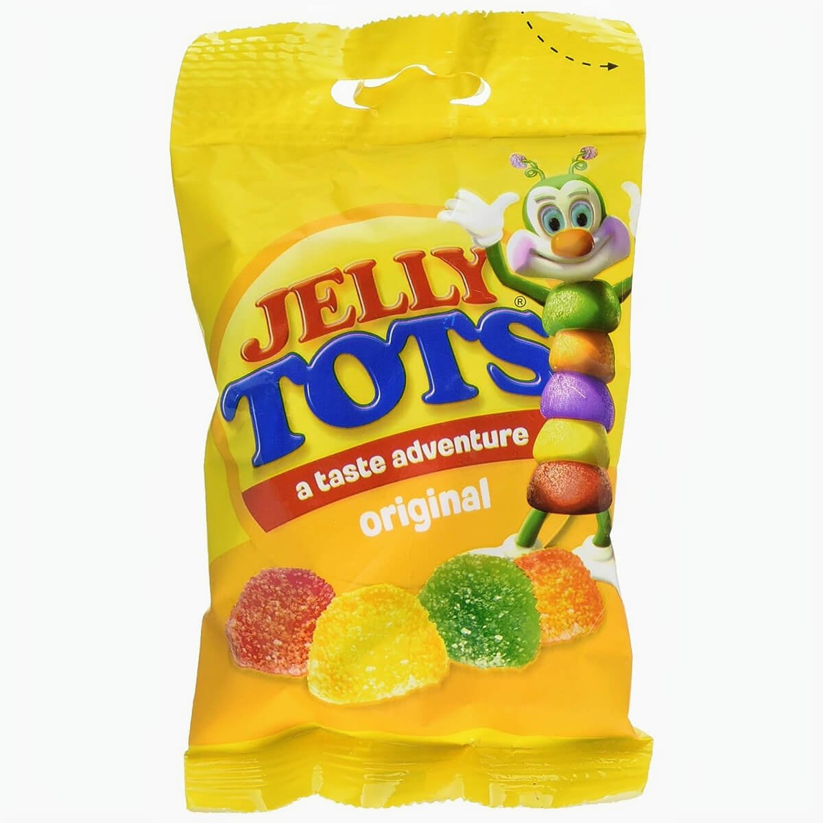 Share bag of Jelly Tots with yellow packaging (2010)