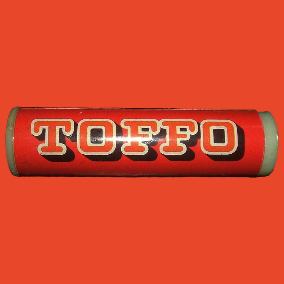 Toffo pencil sharpener from the 1980s, tubular shaped