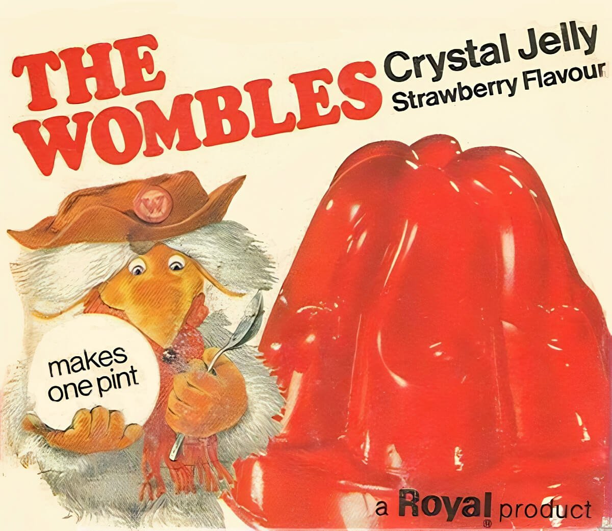 The Wombles Crystal Helly, Strawberry Flavour, front of packet